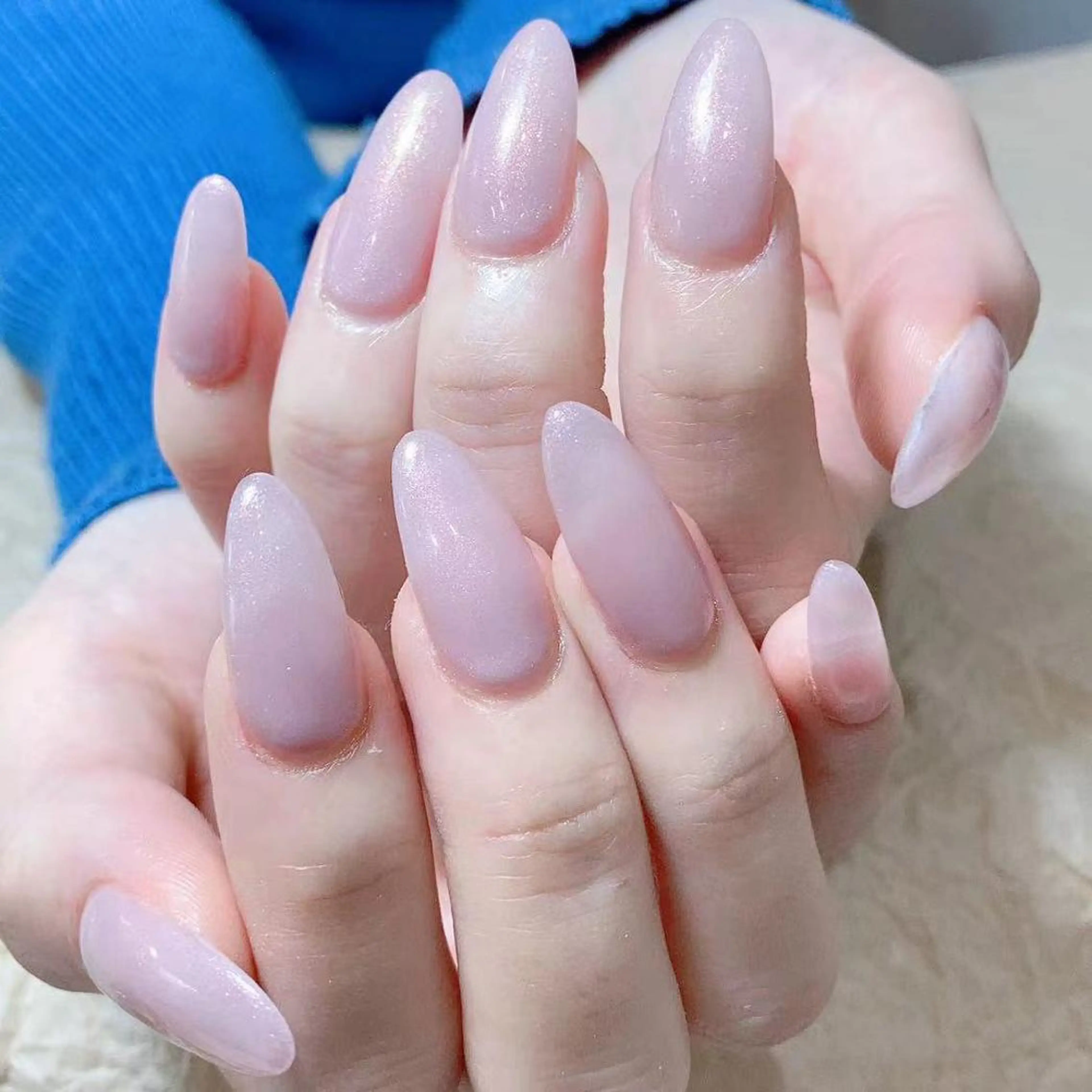 ネイル ワンカラーネイル スカルプネイル YUKI_ Monster💟のネイルデザイン