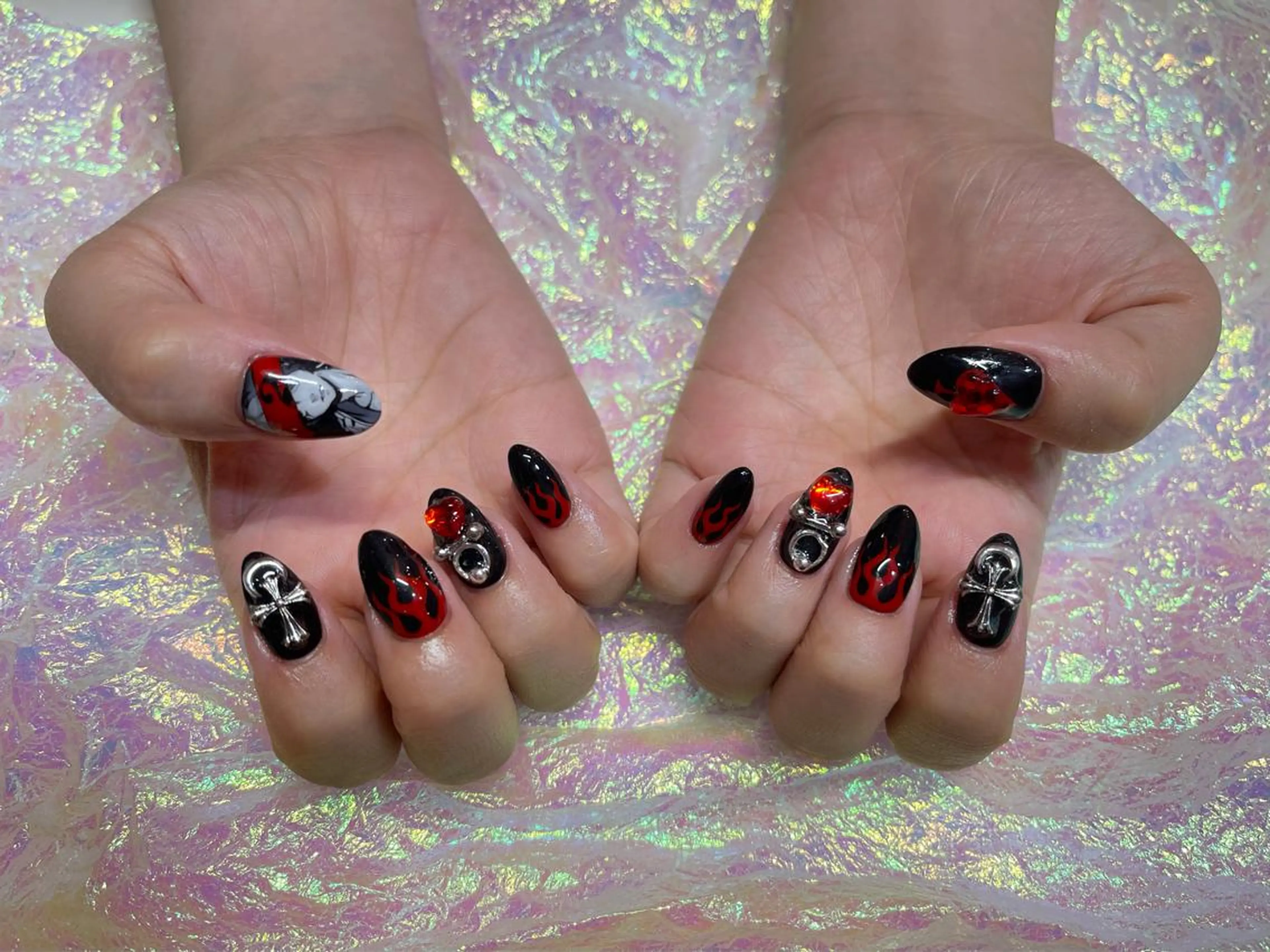 ミディアム ネイル 柏ネイルサロン NAIL FOCUSのネイルデザイン