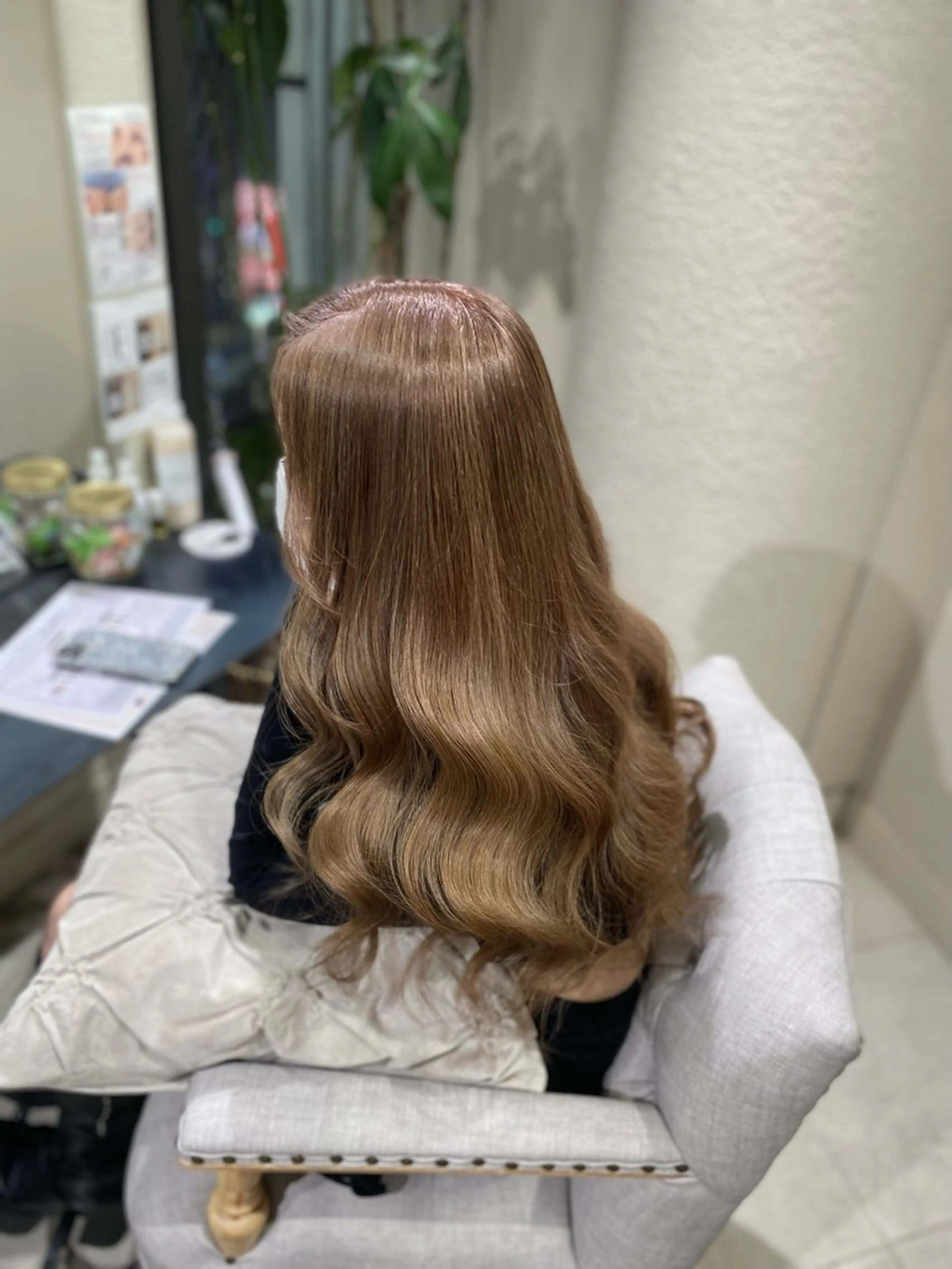 カラー ヘアカラー トリートメント ハイトーン✨艶髪💘 💘 AYANO💘のヘアスタイル