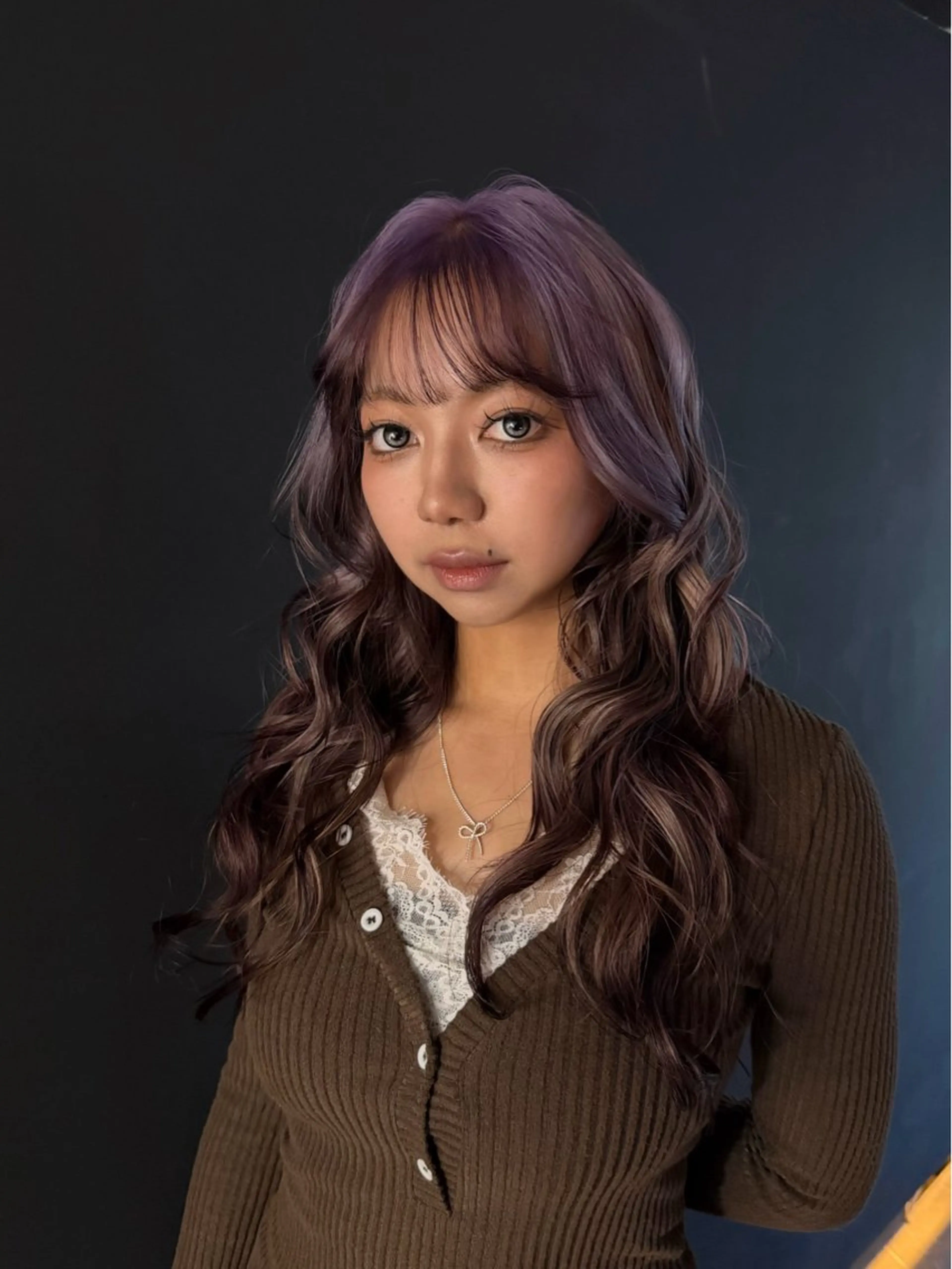 ロング カラー デザインカラー カット ヘアカラー ブリーチ/エクステ/ 新宿/アリルのヘアスタイル