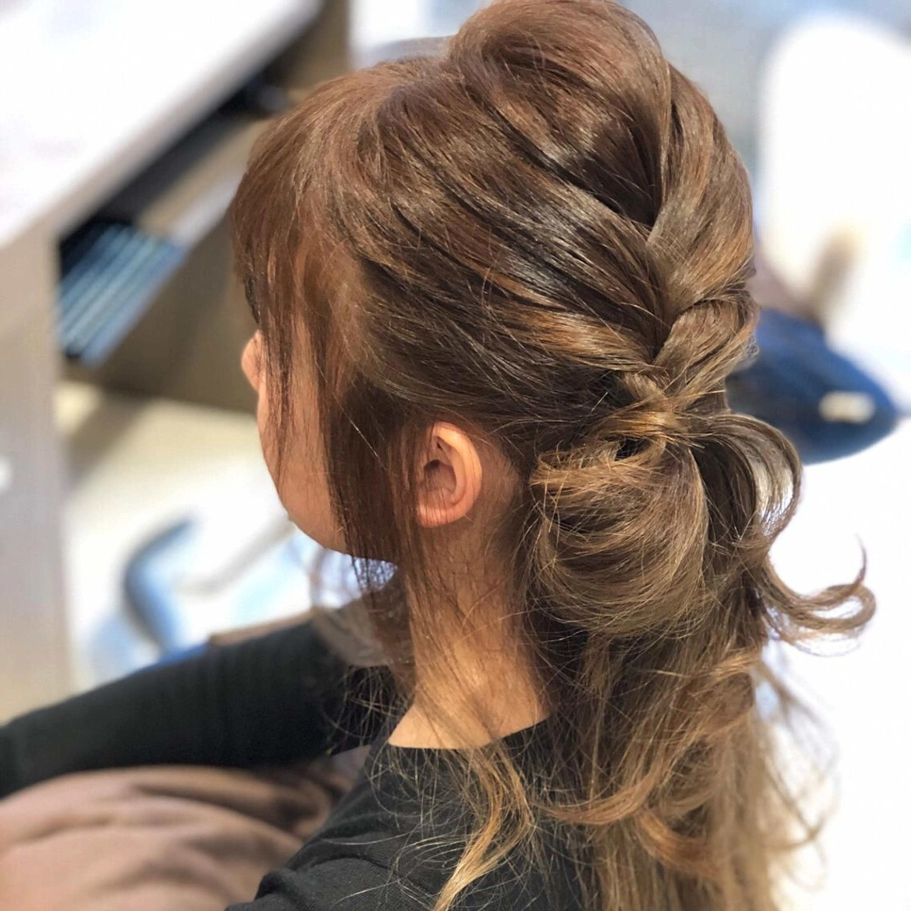 セミロング カラー GO TODAY SHAiRE SALON原宿Stella店所属・GO TODAY シェアサロンのヘアスタイル