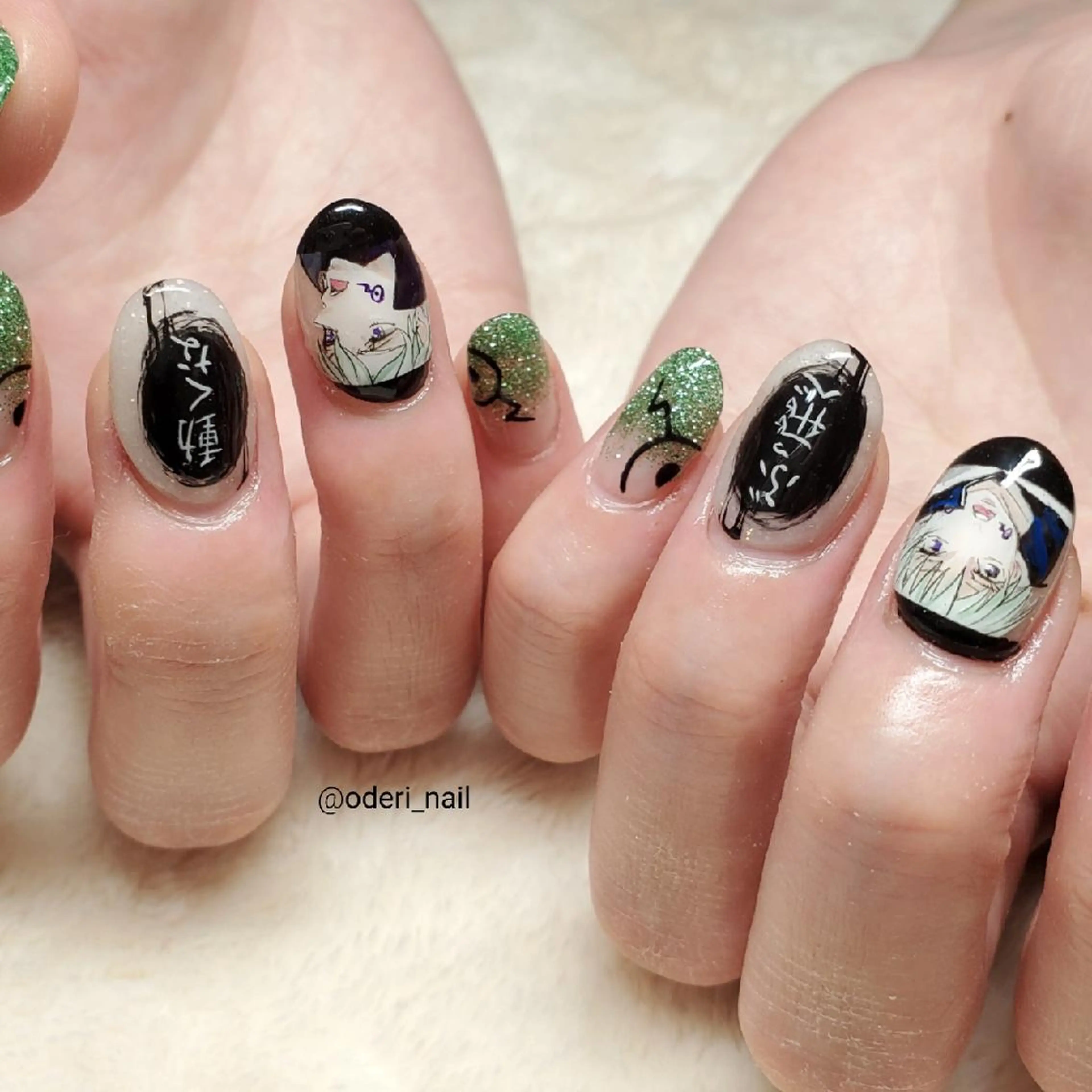 ネイル アートネイル ジェルネイル おで@ oderi_nailのネイルデザイン