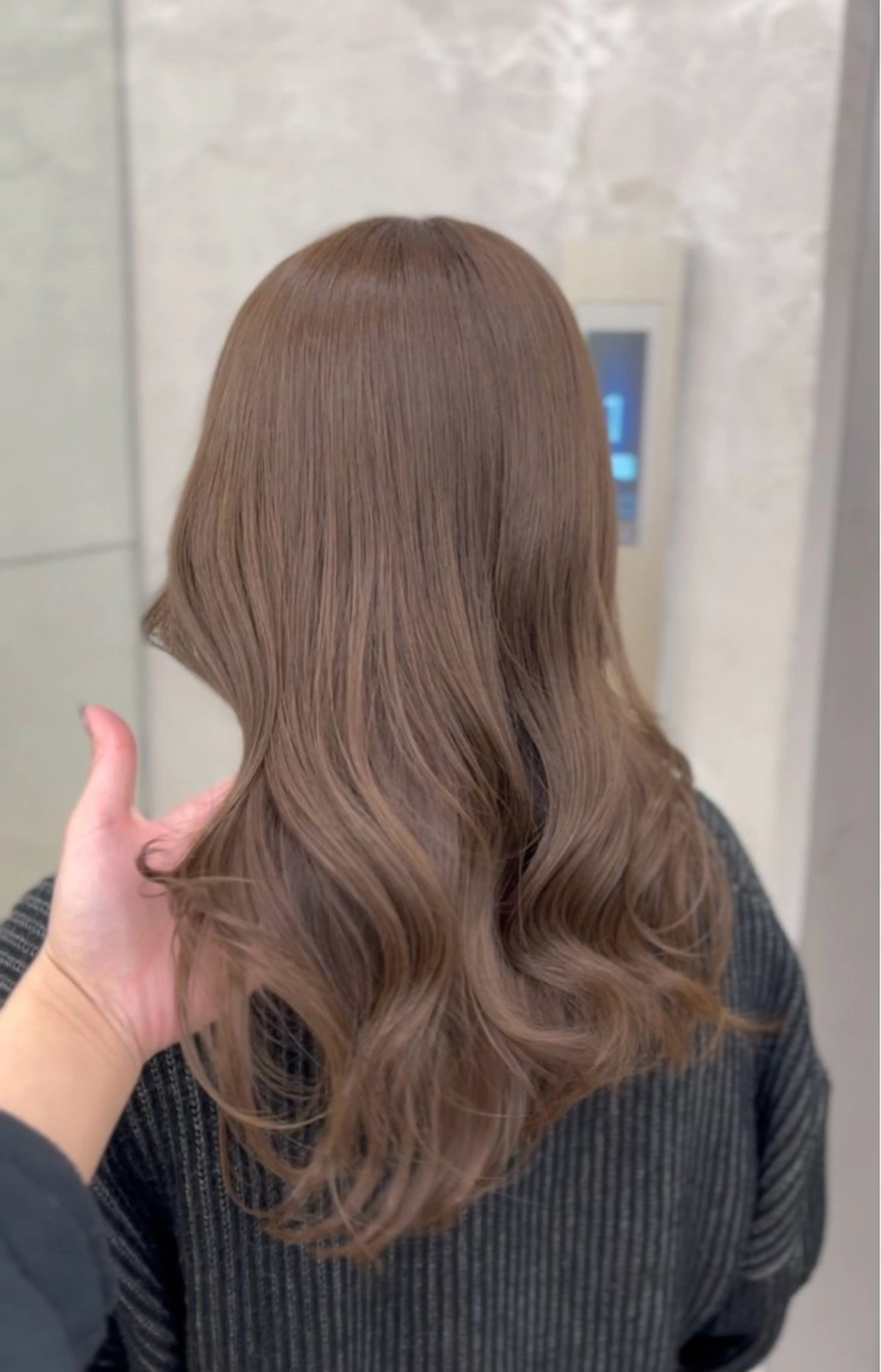 カラー ヘアカラー 縮毛矯正/くすみカラ ーayukaのヘアスタイル