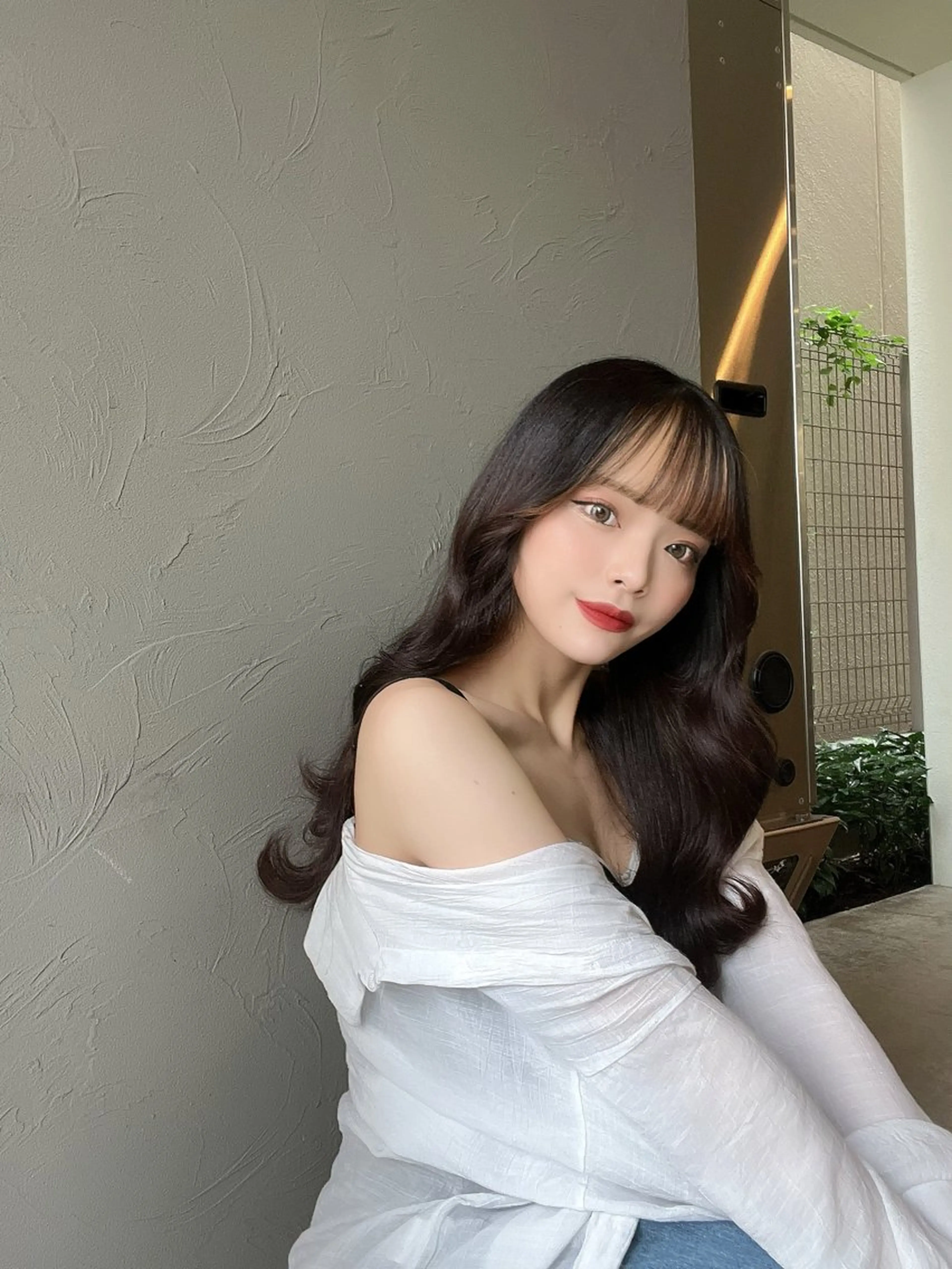 ロング カラー Qmee所属・Shun 透明感カラ ー/似合わせカットのヘアスタイル