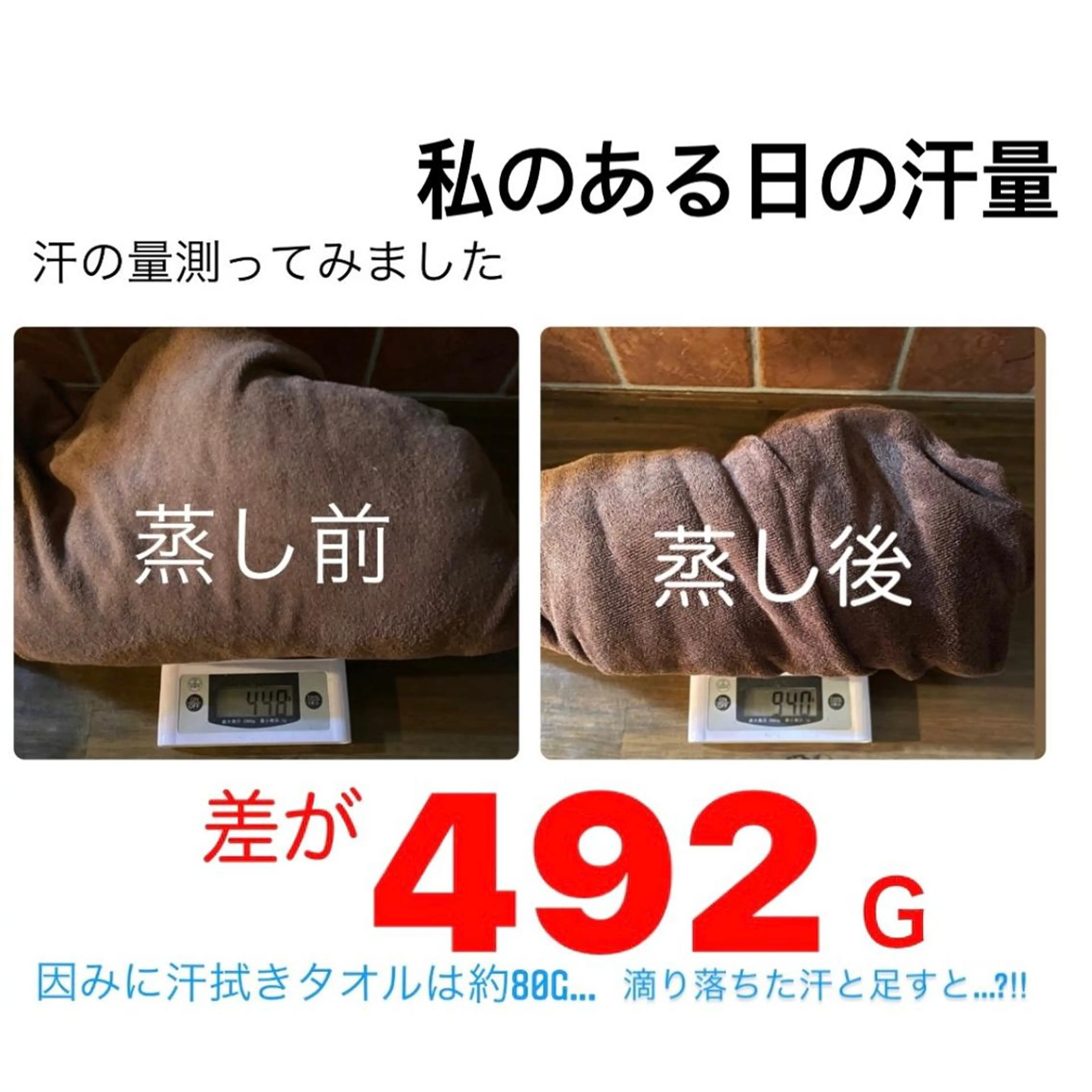 単品【汗をたくさんかいてデトックスしたい】の写真