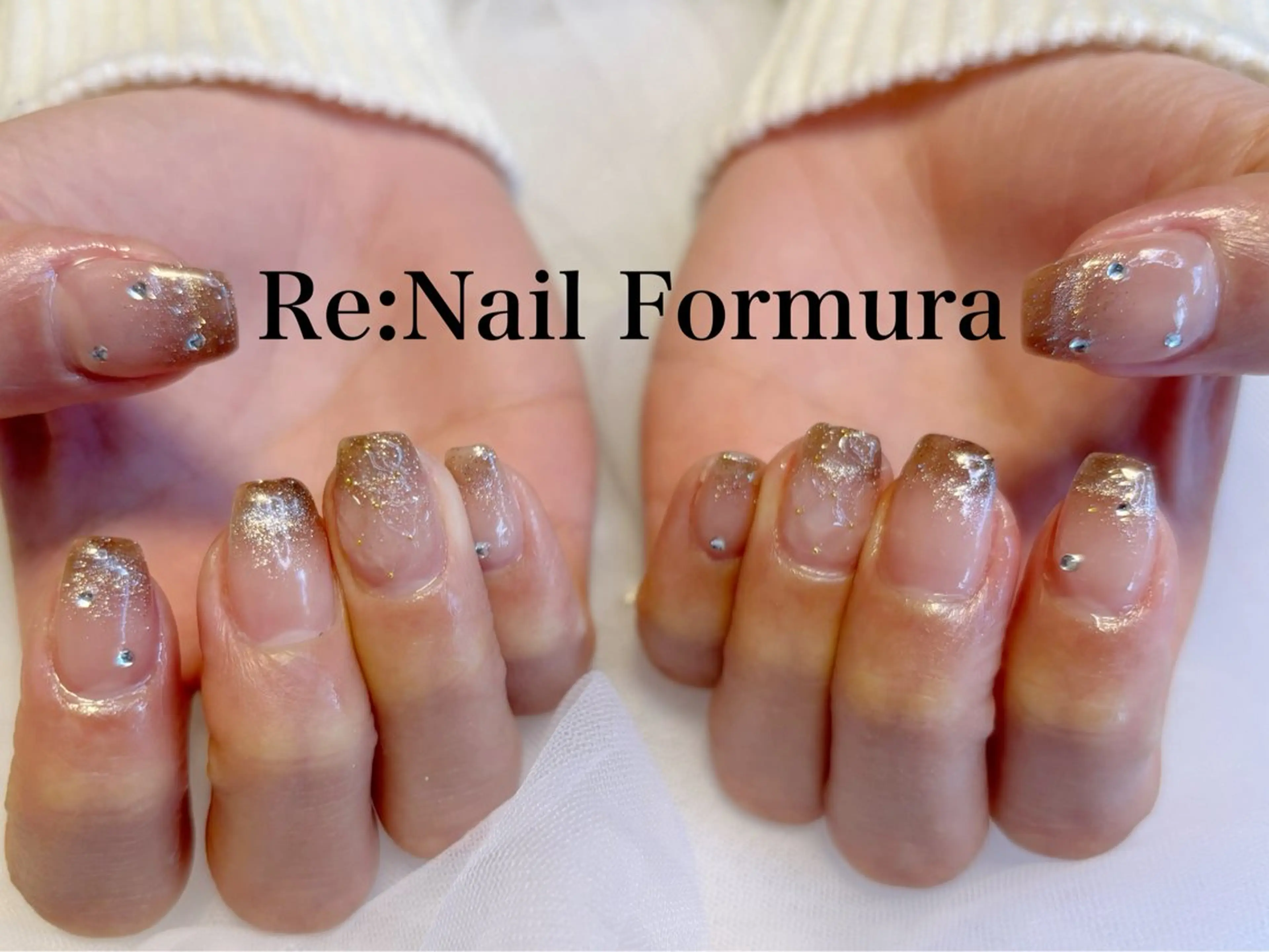 ミディアム ハンドネイル Re:Nail Formula所属・kido chieのネイルデザイン