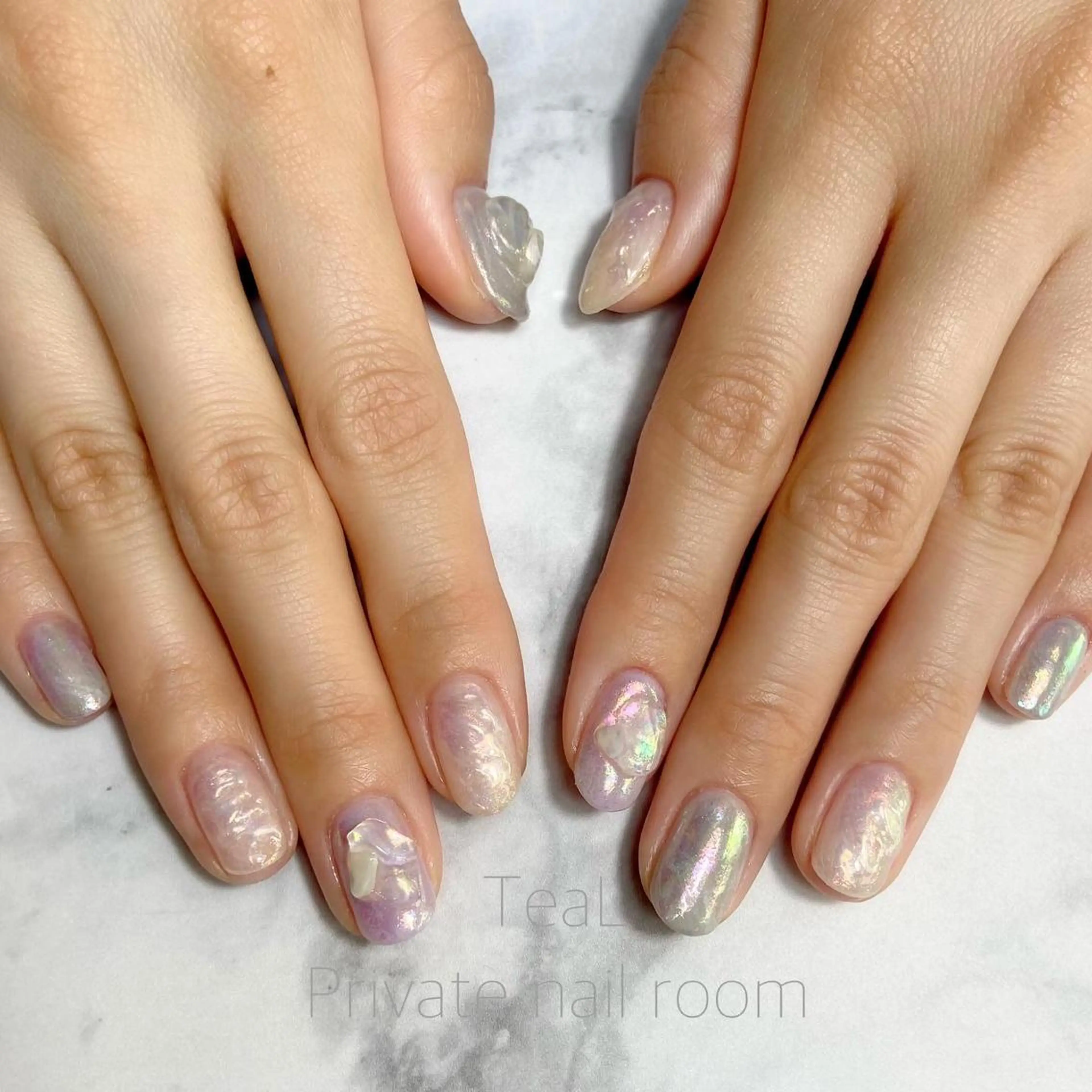 ネイル ハンドネイル TeaL nailのネイルデザイン