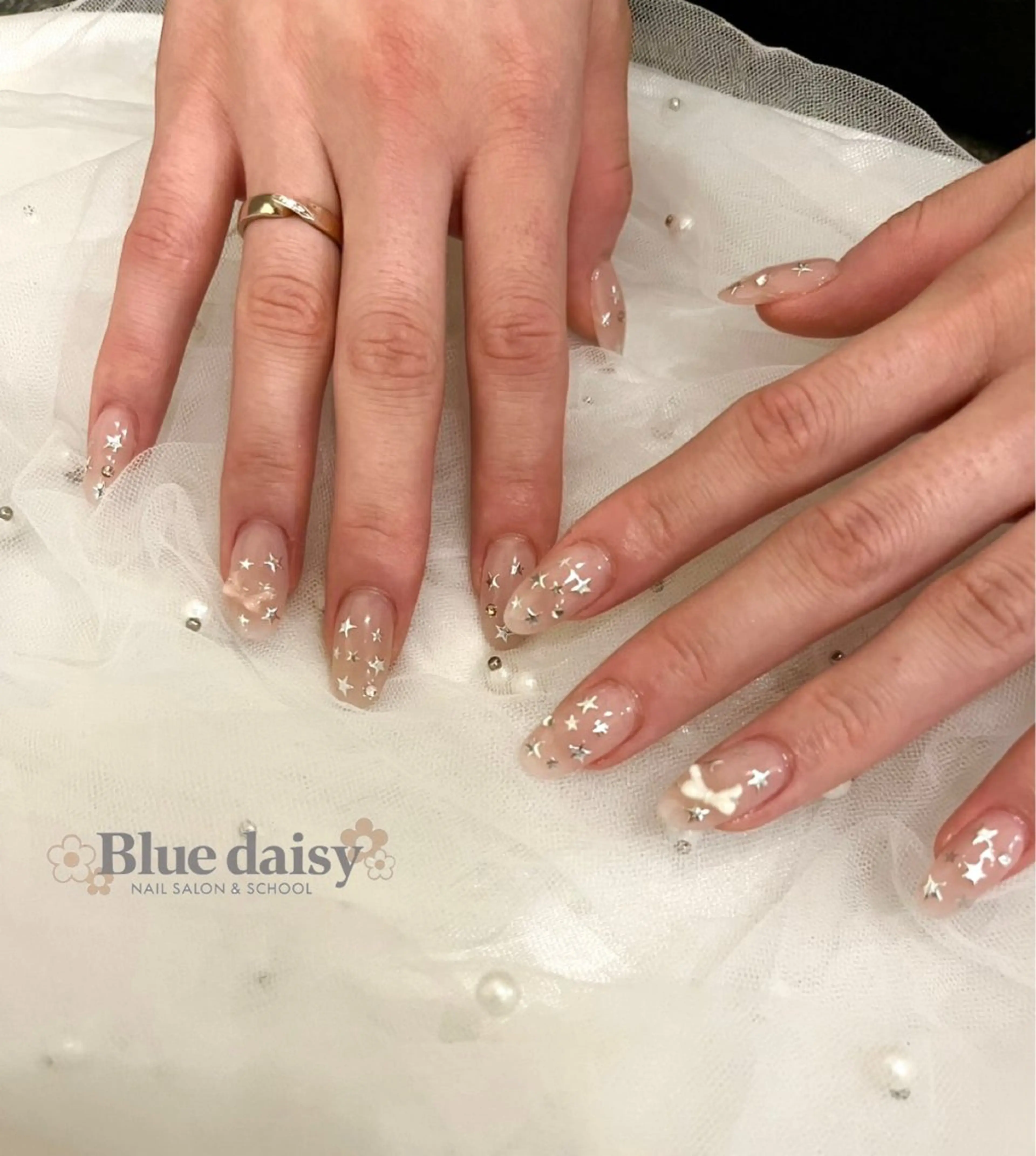 ネイル ジェルネイル キラキラネイル マグネットネイル 持ち込み パラジェル ハンドネイル Blue　daisy　栄本店 【ブルーデイジー】所属・Blue daisy 栄本店のネイルデザイン