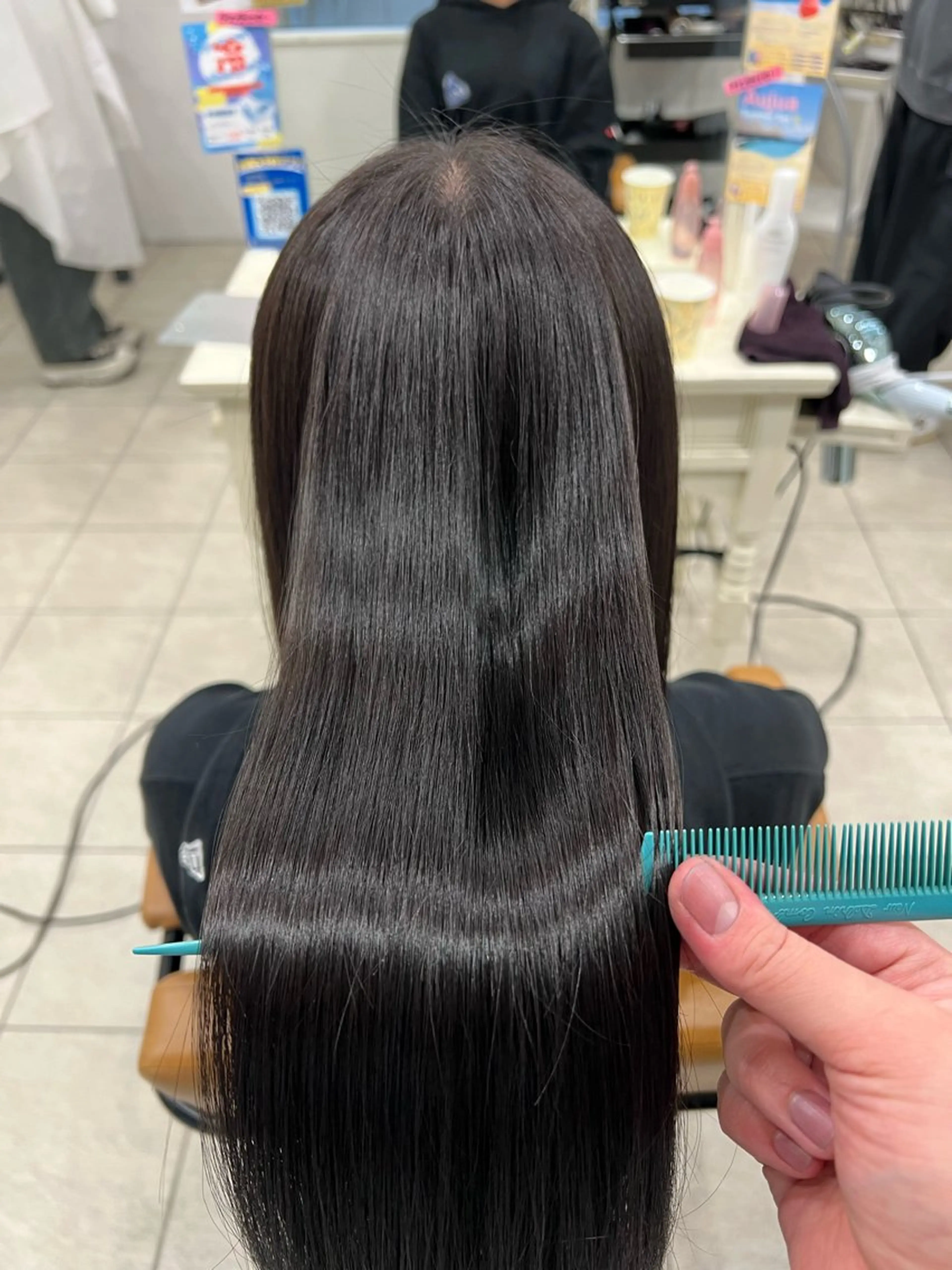 ロング カラー アッシュ 透明感カラー 髪質改善 トリートメント 🫧うる艶ヘアー🫧 Yukaのヘアスタイル