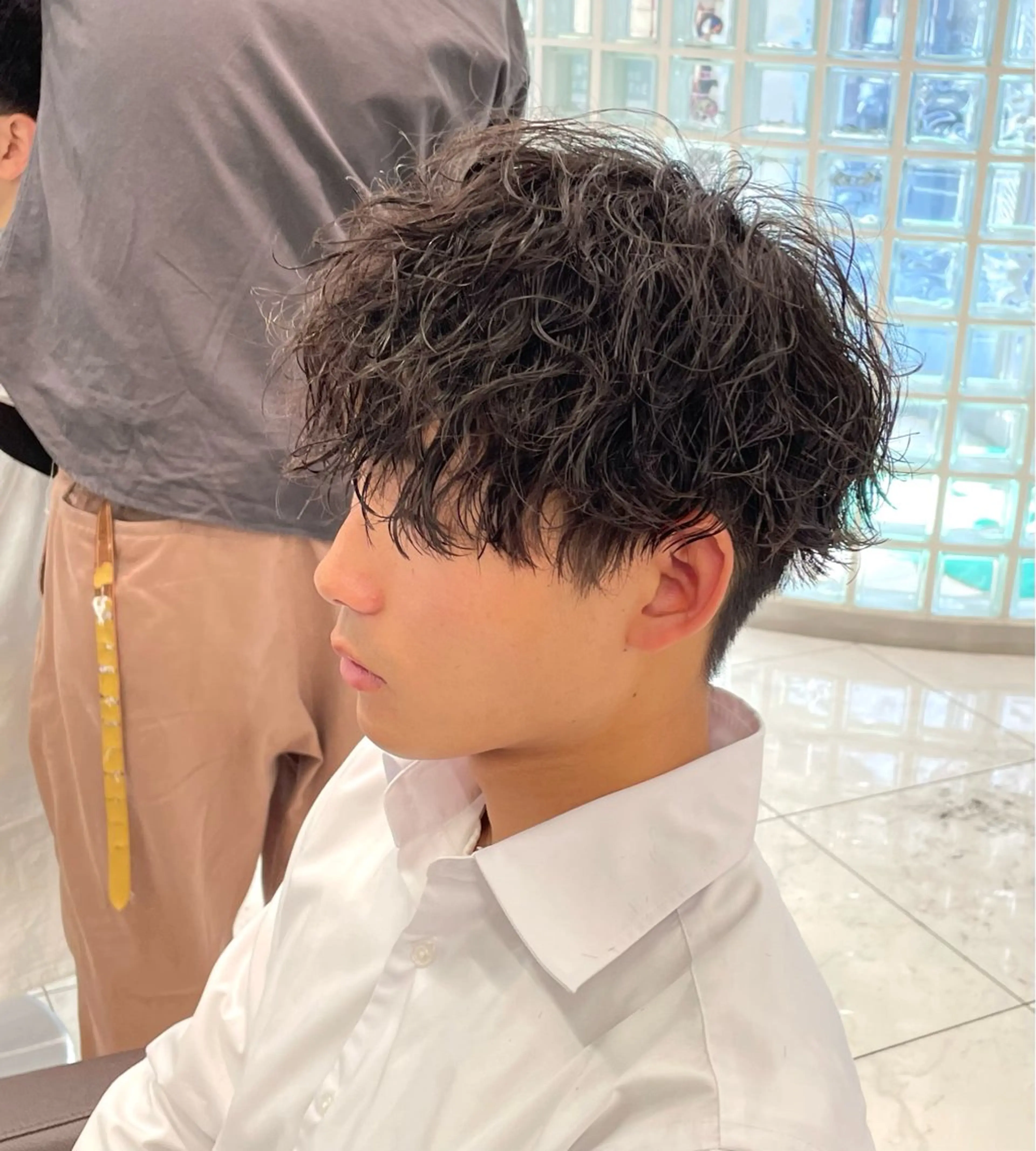 ショート パーマ メンズ 【メンズ特化】 池田大成✂︎のヘアスタイル