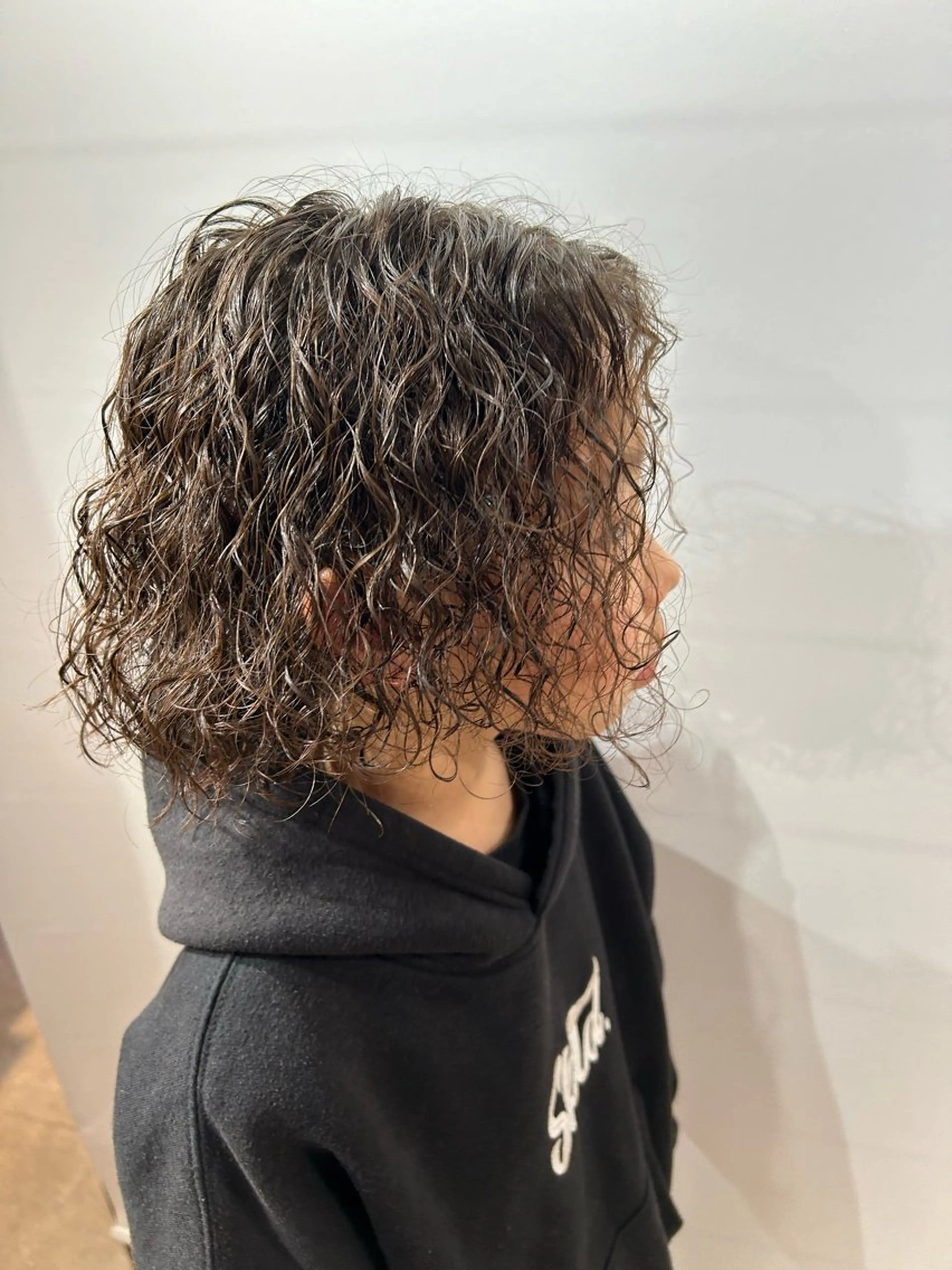 パーマ キッズ 久保 陵伽のヘアスタイル