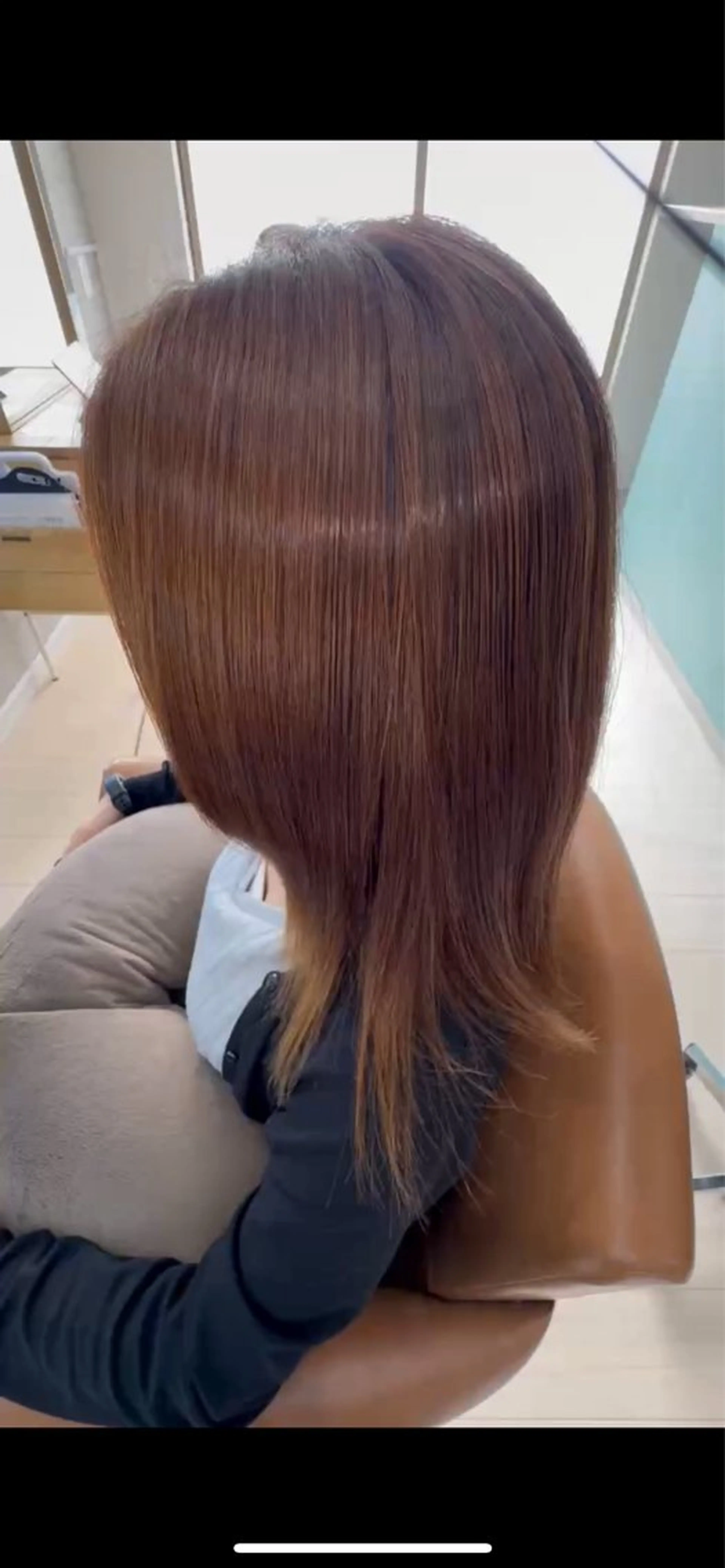 カット+白髪染めカラーの写真