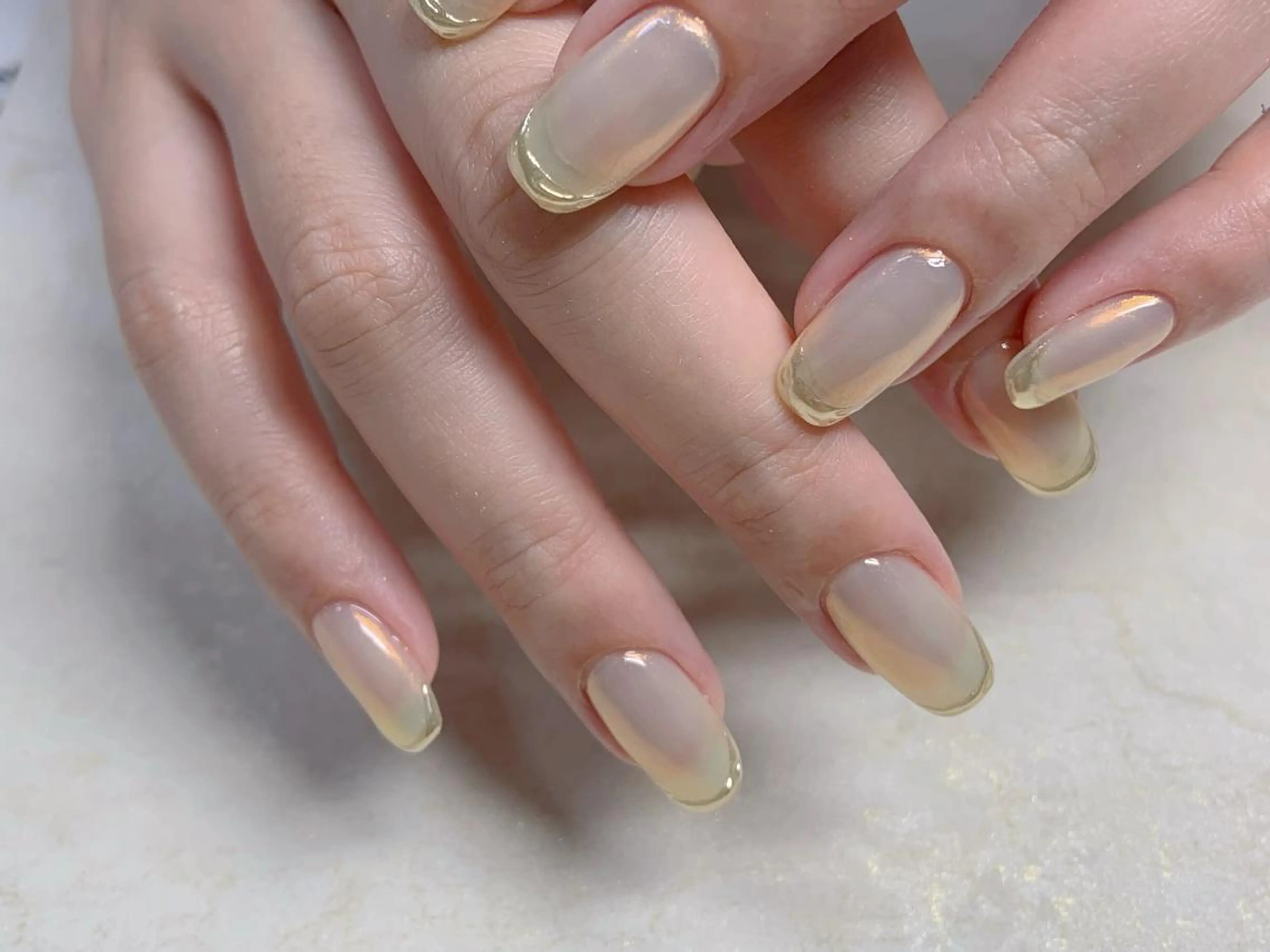 ネイル フレンチネイル ミラーネイル Nail Jolie所属・Nail Jolieのネイルデザイン