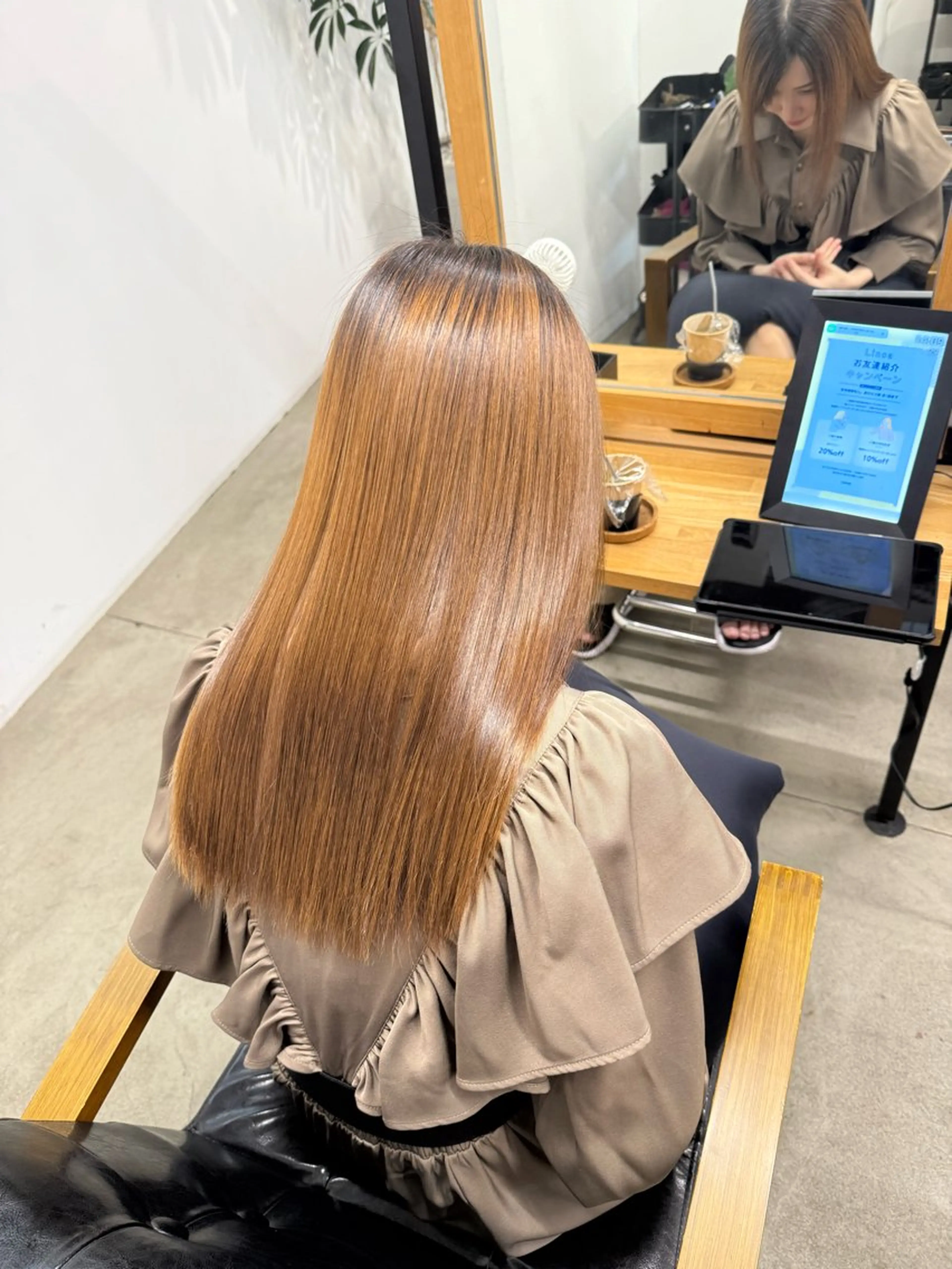 【複雑履歴で傷んだ髪に✨】　髪質改善トリートメント💕➕メンテナンスカットの写真