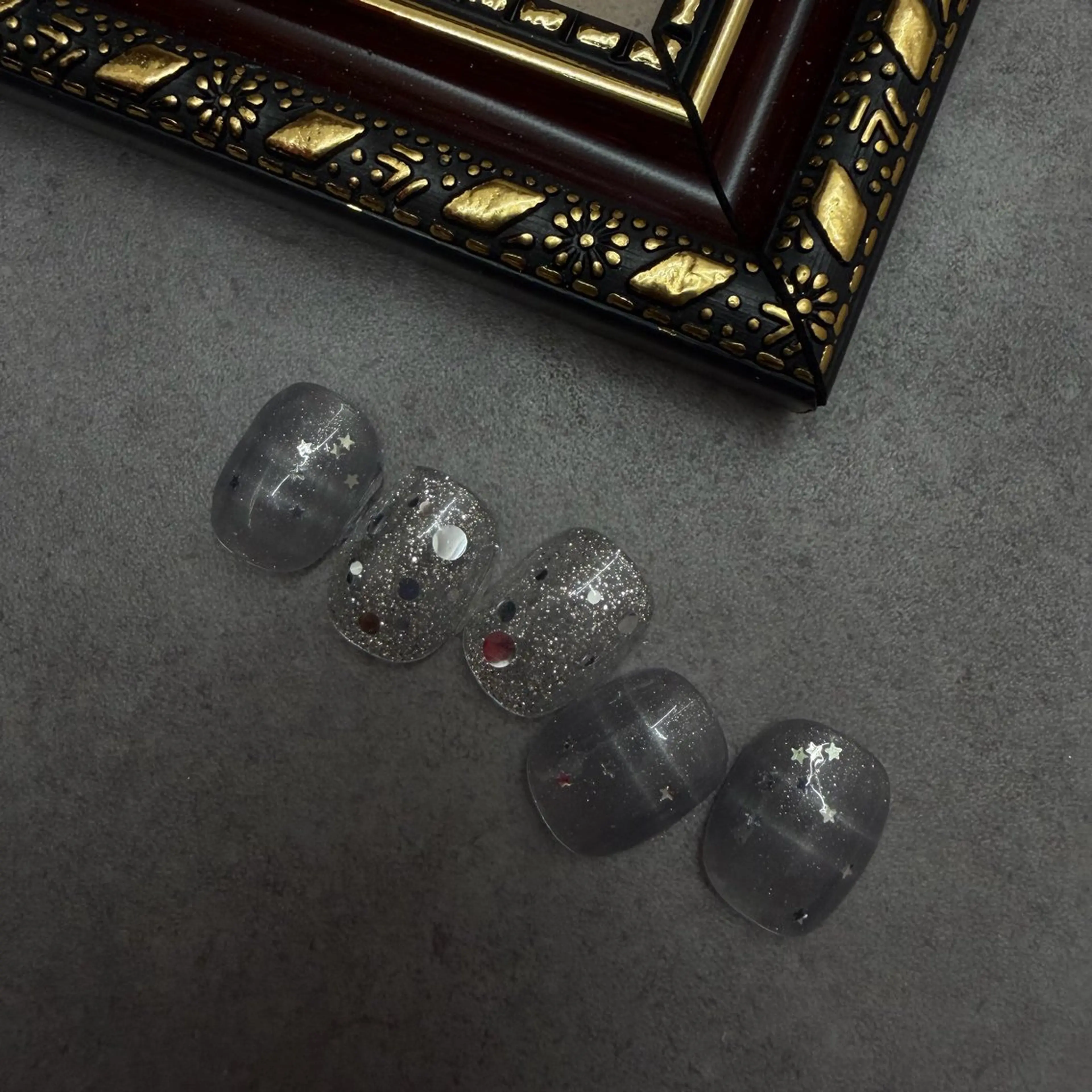 ネイル ドット ジェルネイル キラキラネイル マグネットネイル ニュアンスネイル ハンドネイル ハンドケア Bana_ Nailのその他イメージ