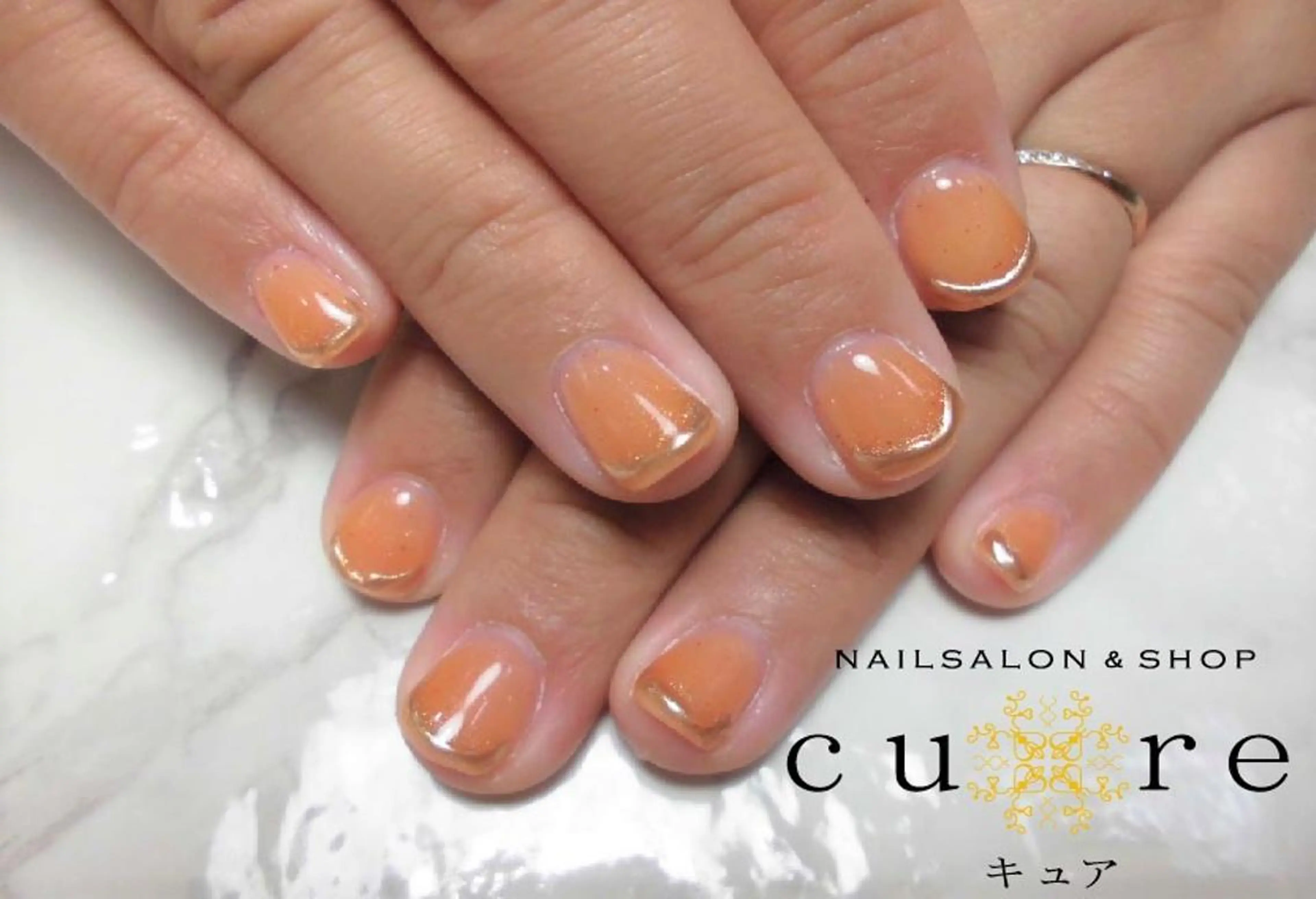 ショート ネイル ネイルサロン Cureのネイルデザイン