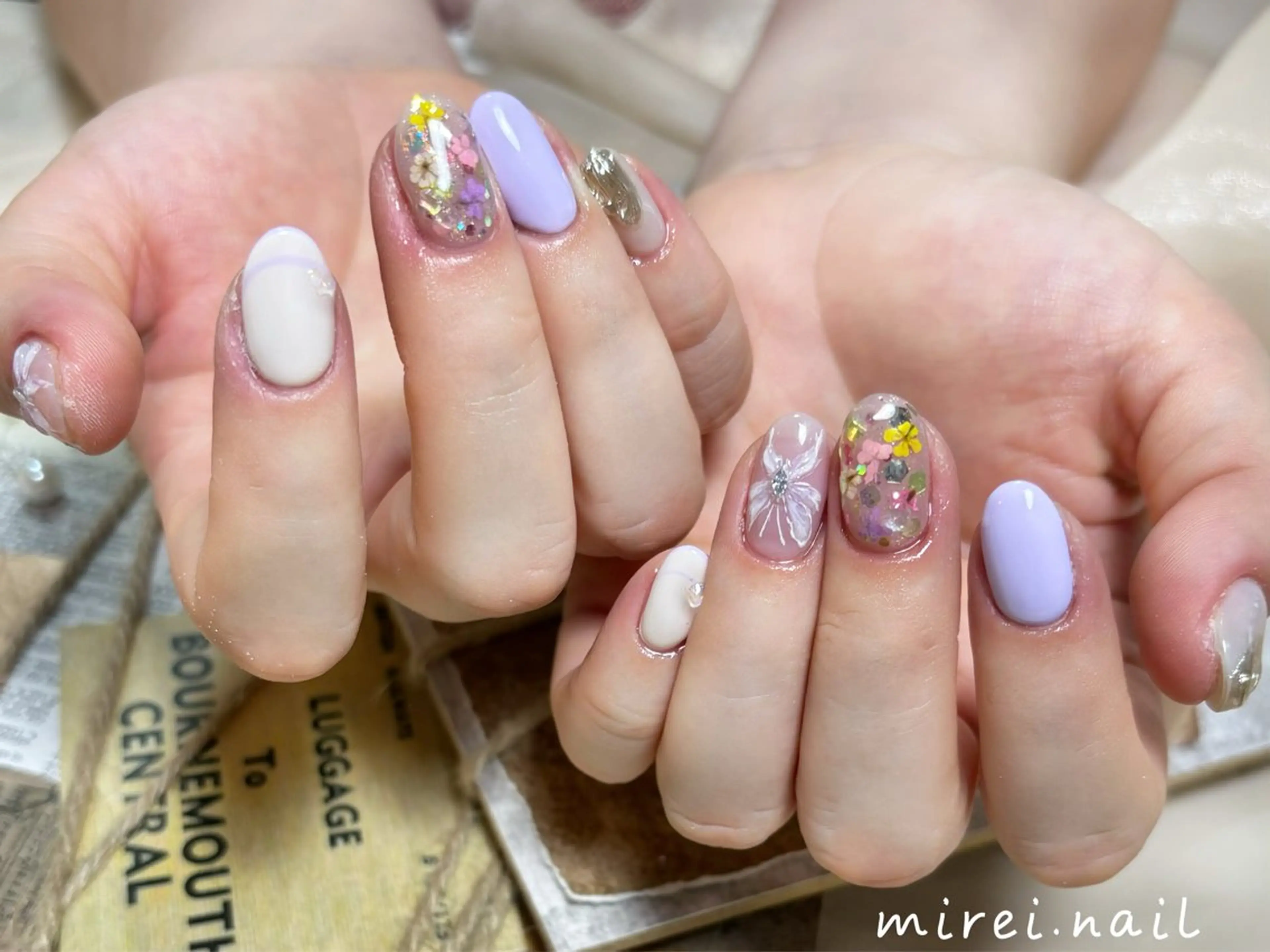 ネイル mirei‘nail所属・jade.vase ミレイのネイルデザイン