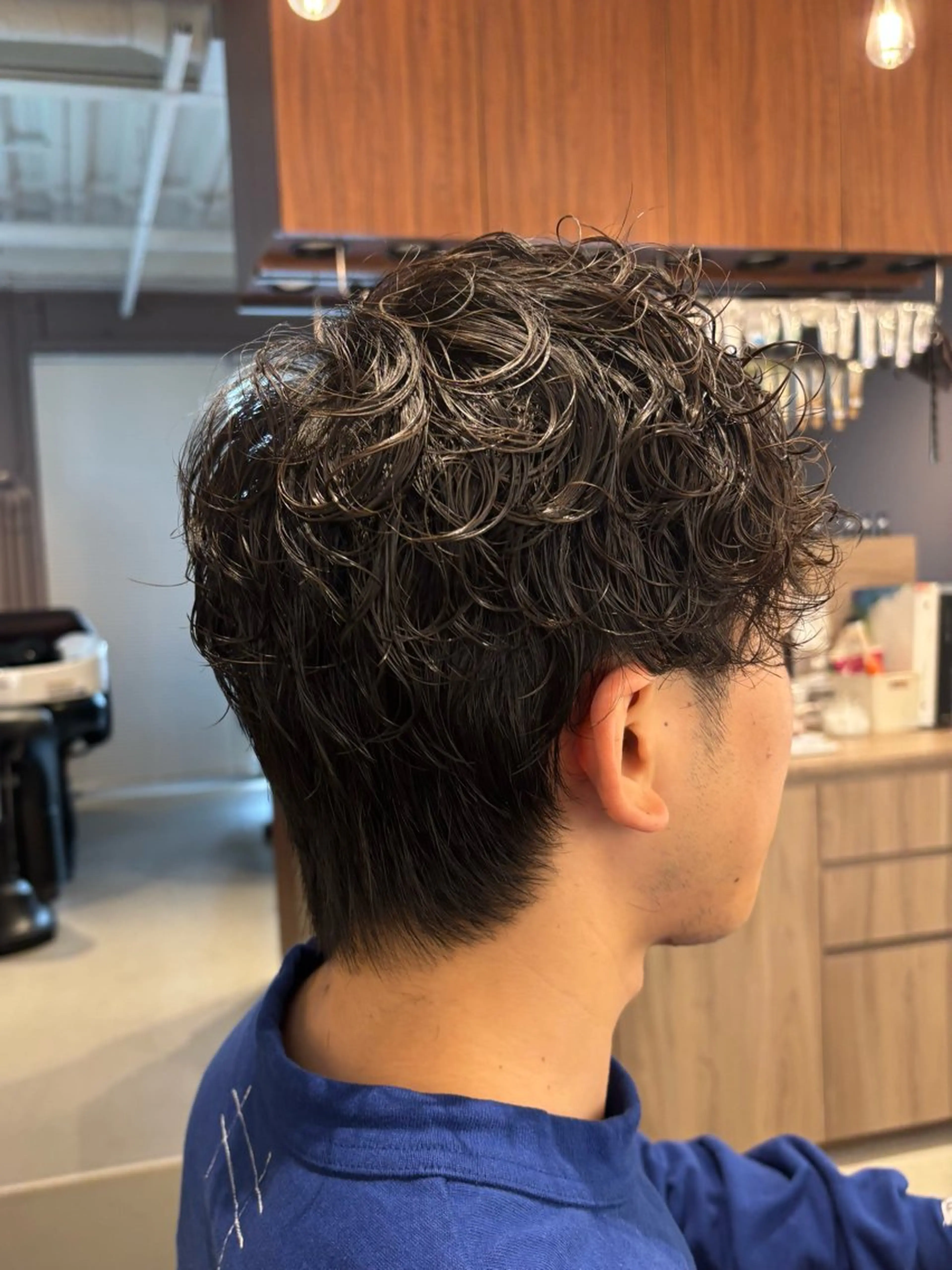 ショート パーマ メンズ カット パーマ Iris by artina 武蔵小杉店【イリス バイ アルティナ】所属・レイヤーカット/ボブ /nene🍥⋆*のヘアスタイル