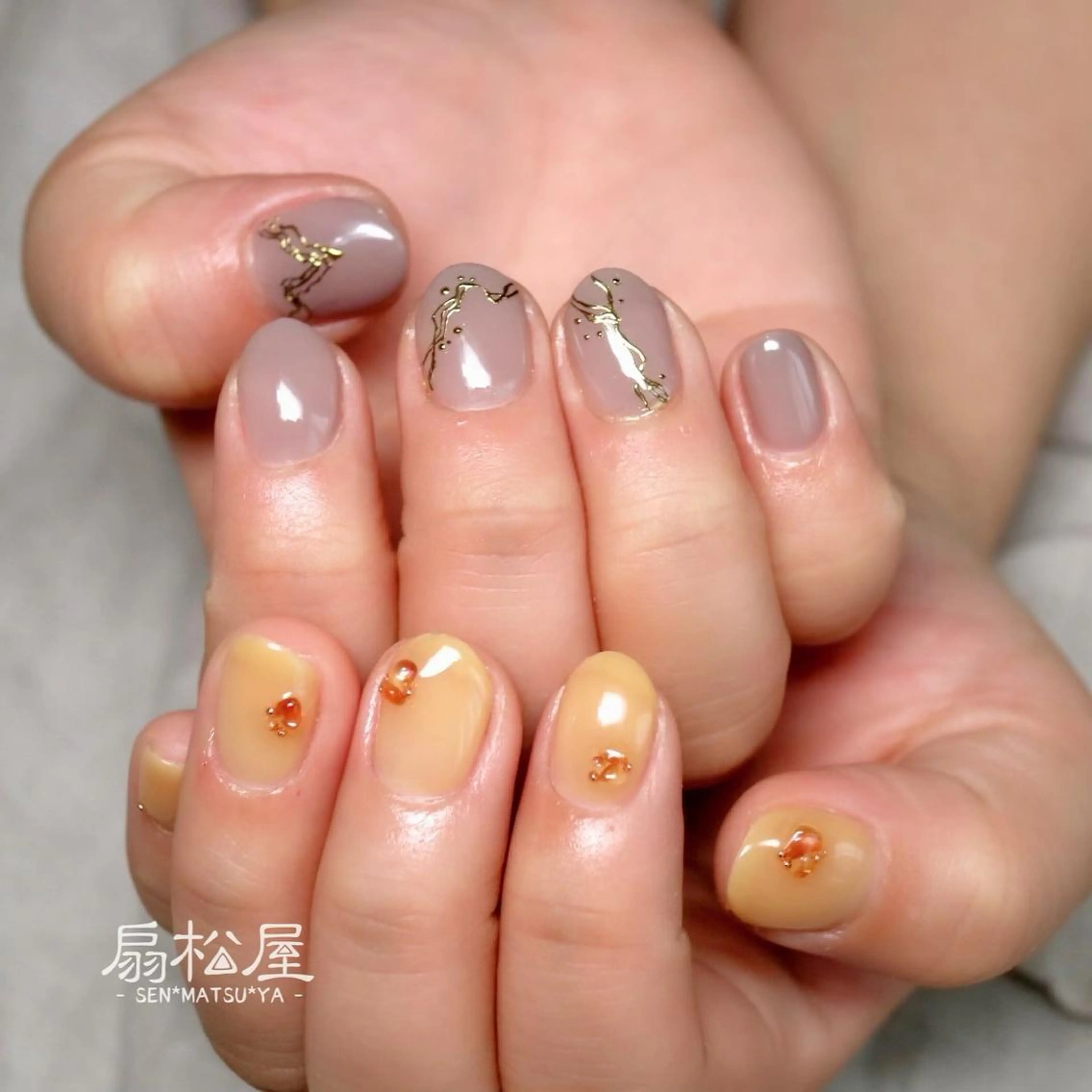 ネイル 扇松屋 marie.nのネイルデザイン