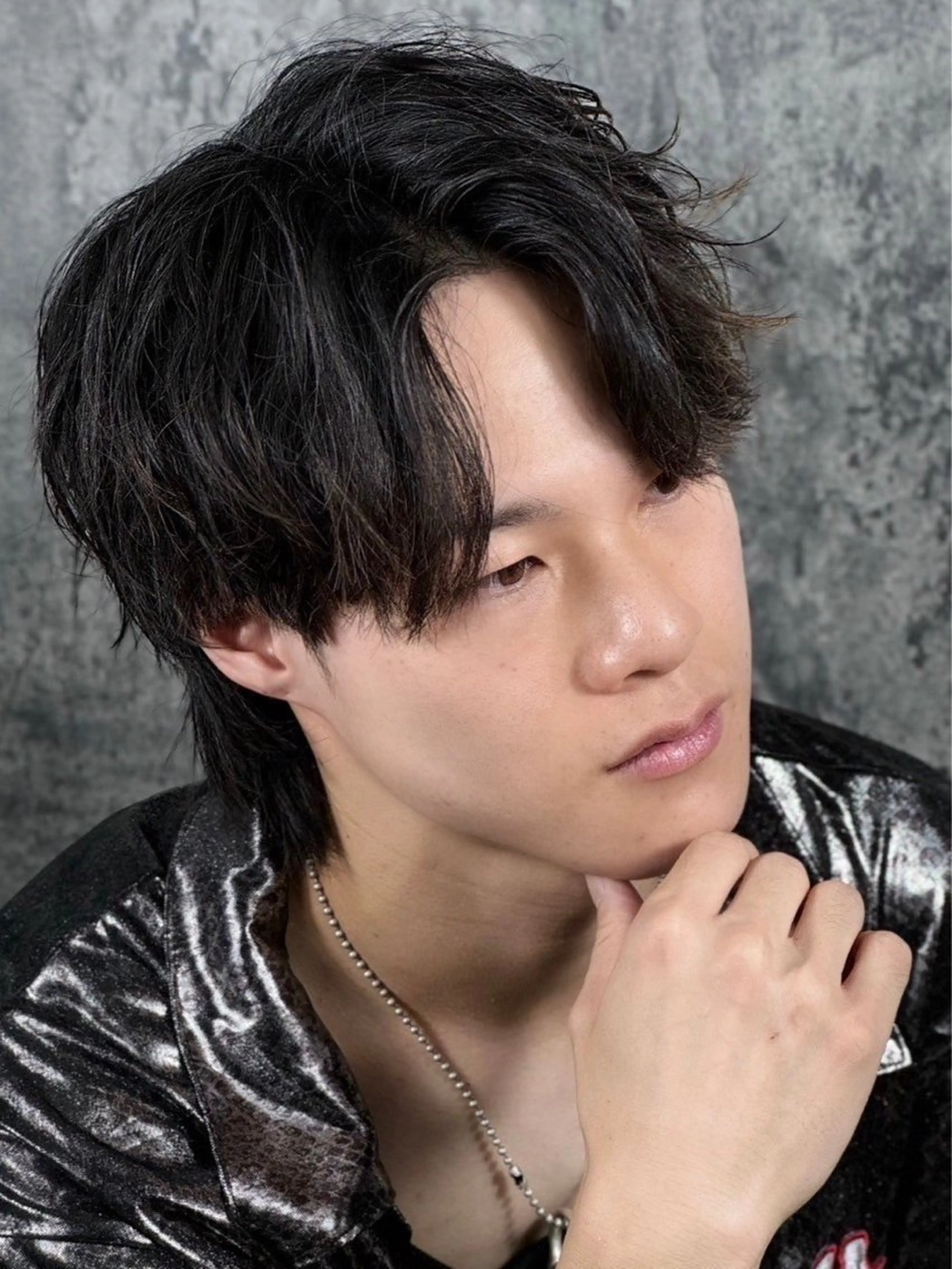 ミディアム ヘアアレンジ メンズ カット プレミアムバーバー新宿店所属・⚡️メンズ特化⚡️ 倉林 隼大のヘアスタイル