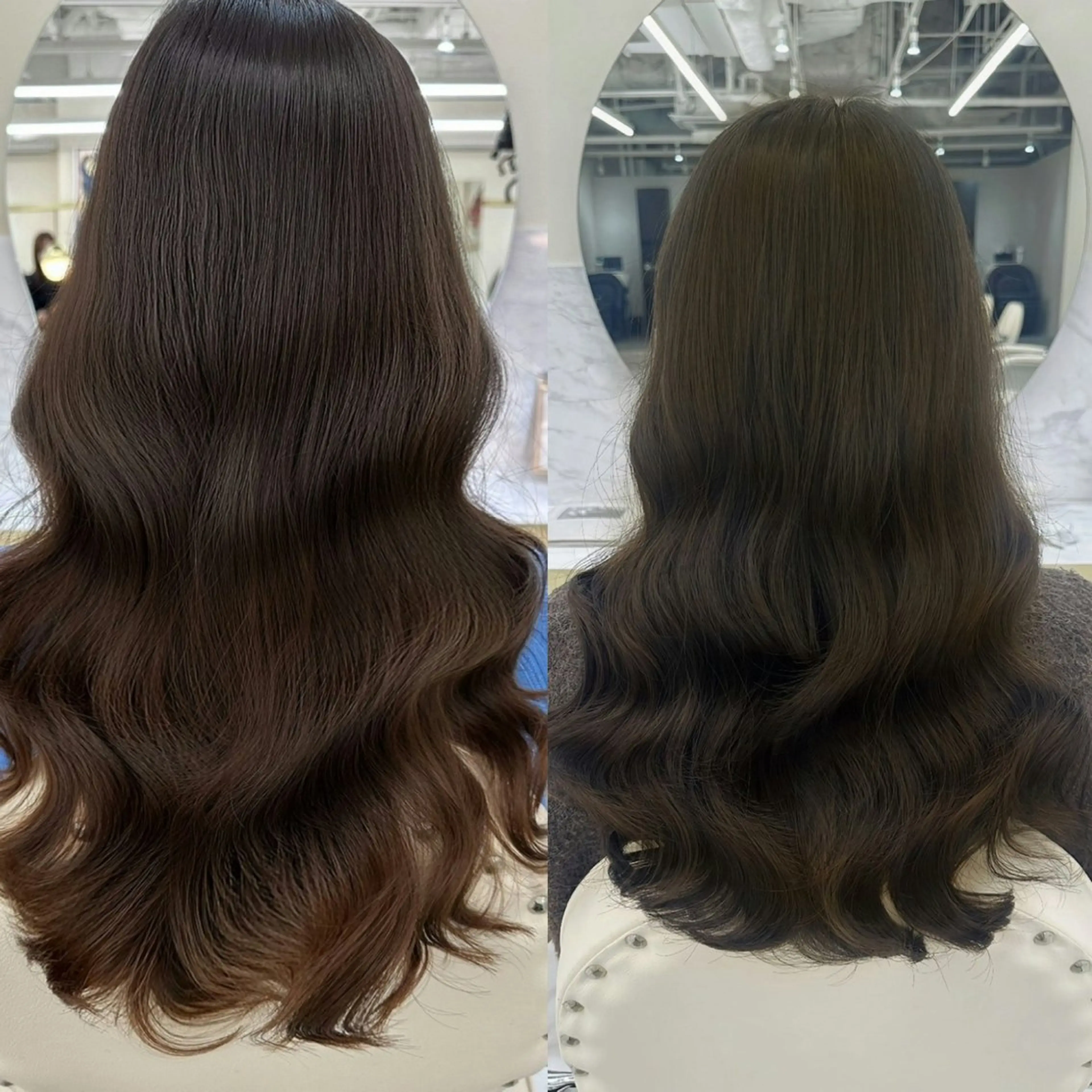 セミロング セミロングパーマ 韓国風ヘア 松戸　レイヤーカット 野口　康太郎のヘアスタイル