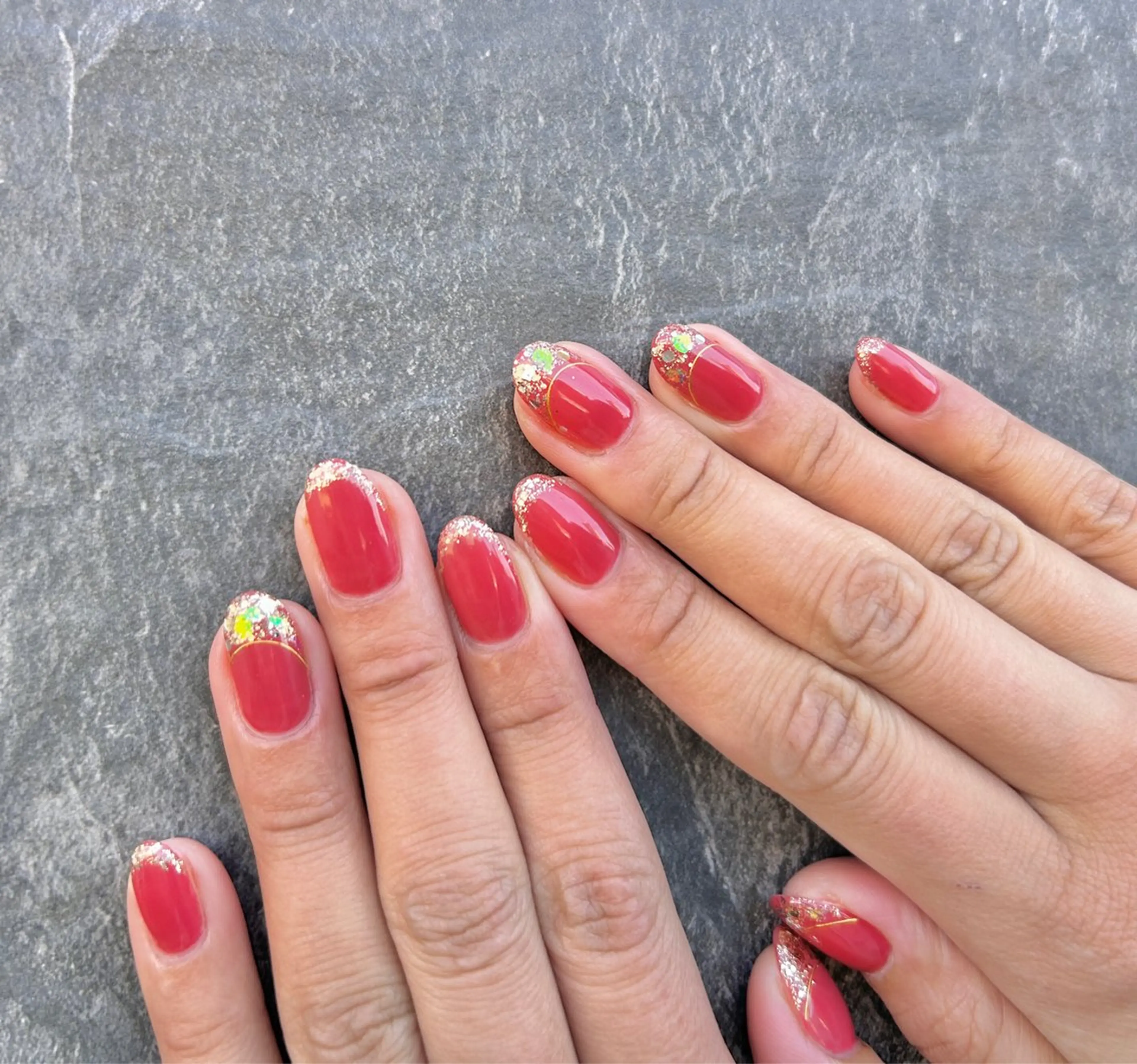 ネイル 長さ出し 持ち込み 春ネイル ハンドネイル N.style所属・Ｎ. styleのネイルデザイン