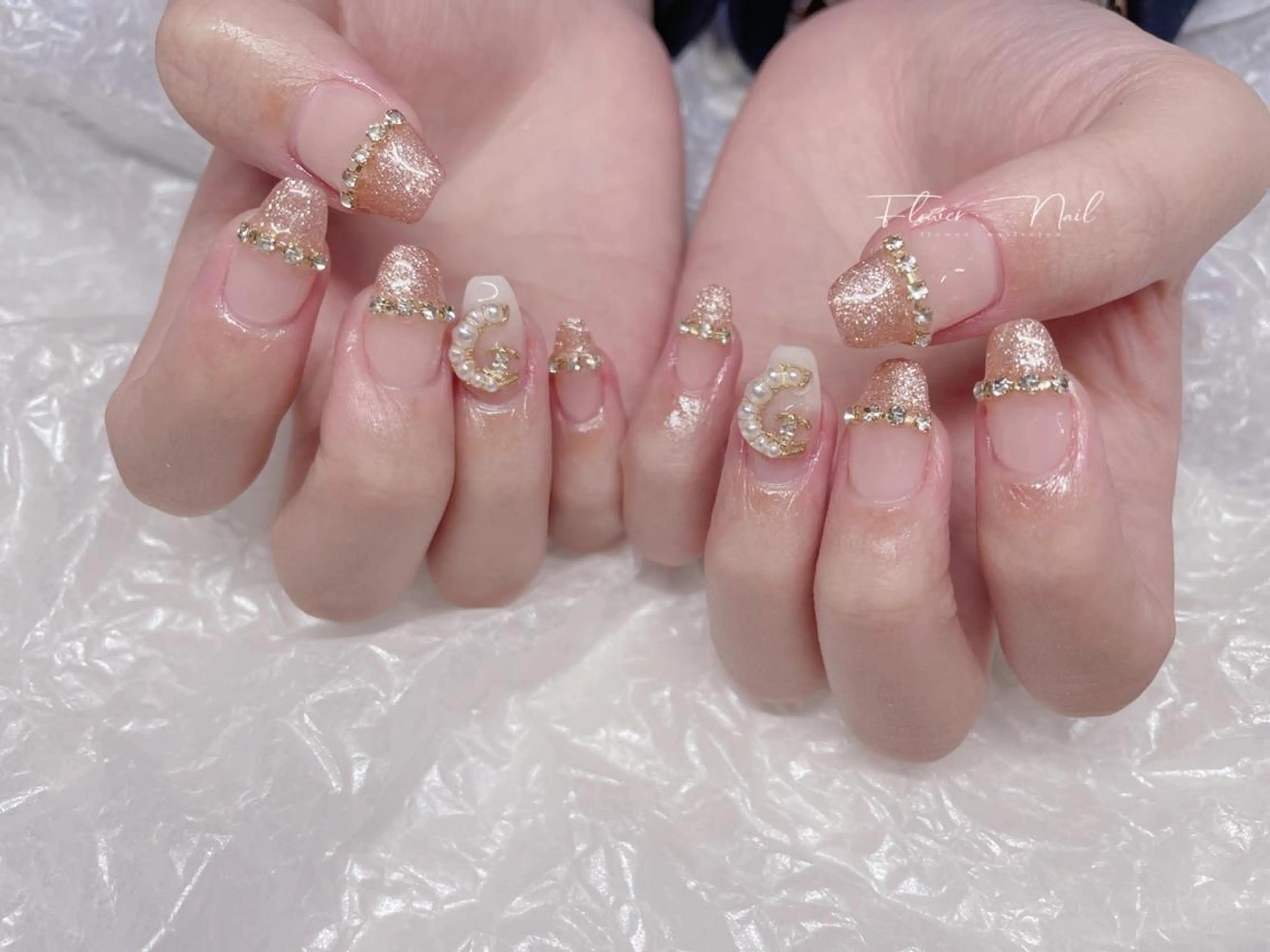 ネイル ストーンネイル flower nailsalon所属・Flower nailのネイルデザイン
