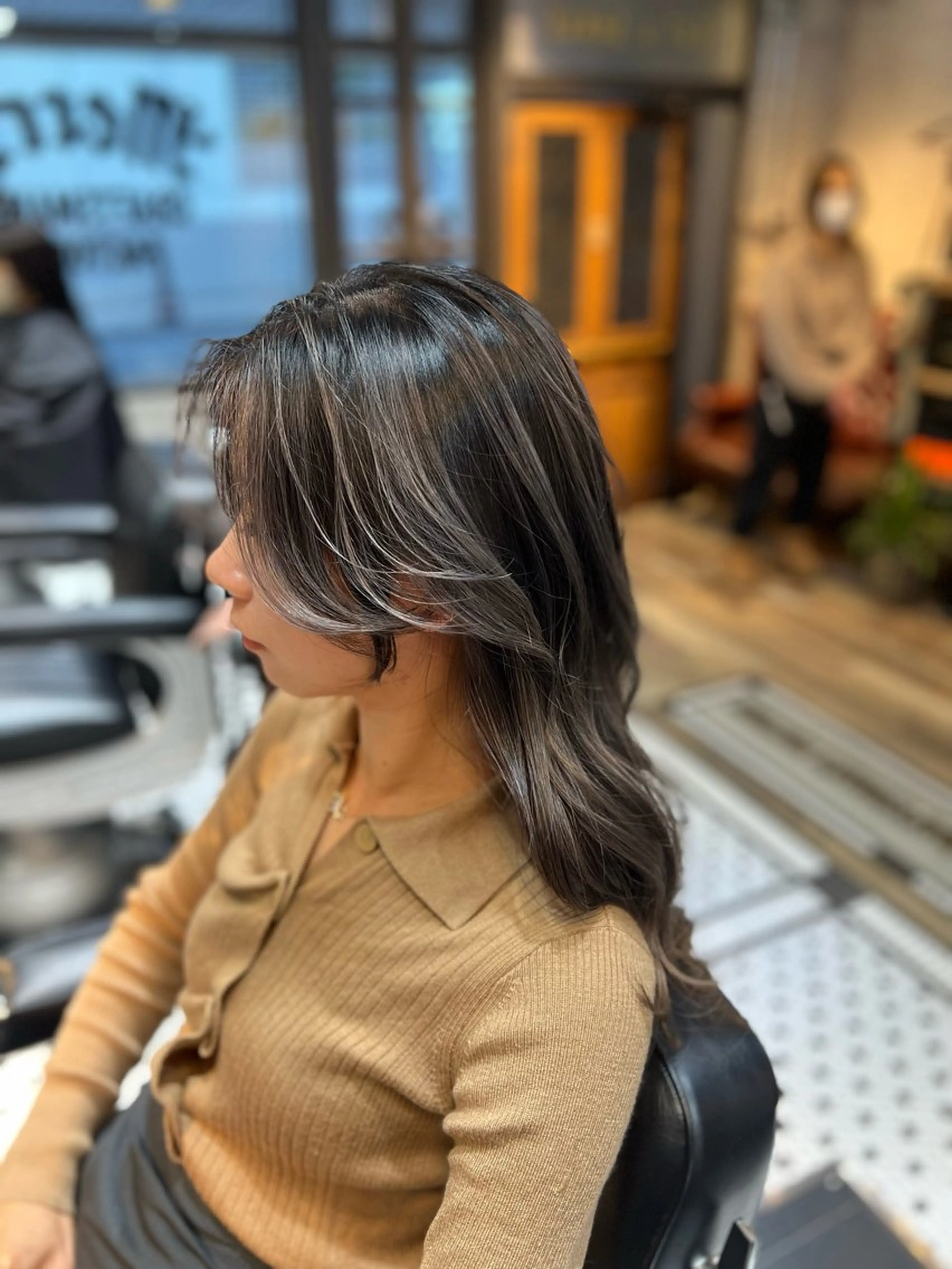 セミロング カラー メンズNo.1💥 ユウトのヘアスタイル