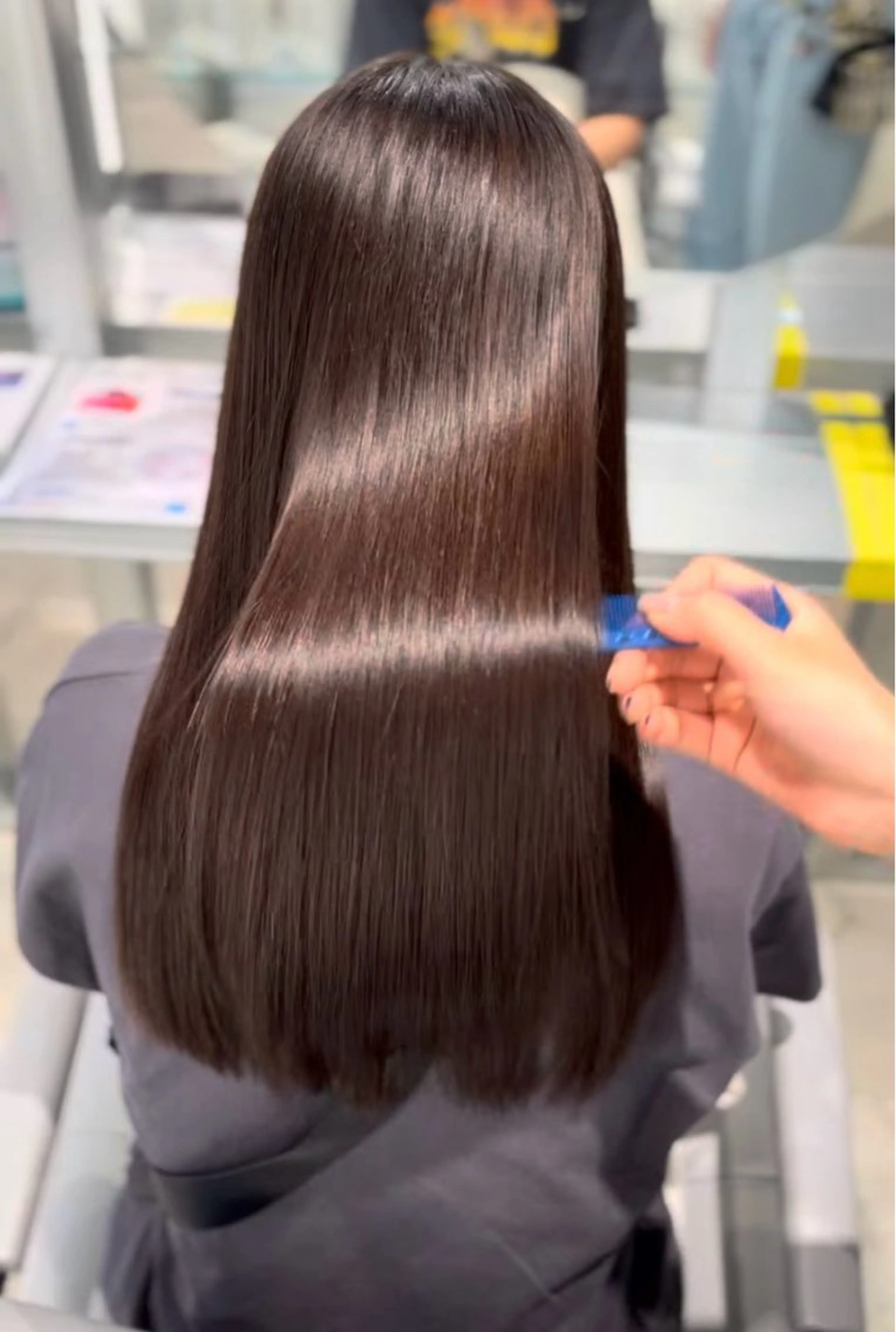 ロング カット 縮毛矯正 ✨縮毛矯正/ボブ✨ 佐藤 さくらのヘアスタイル