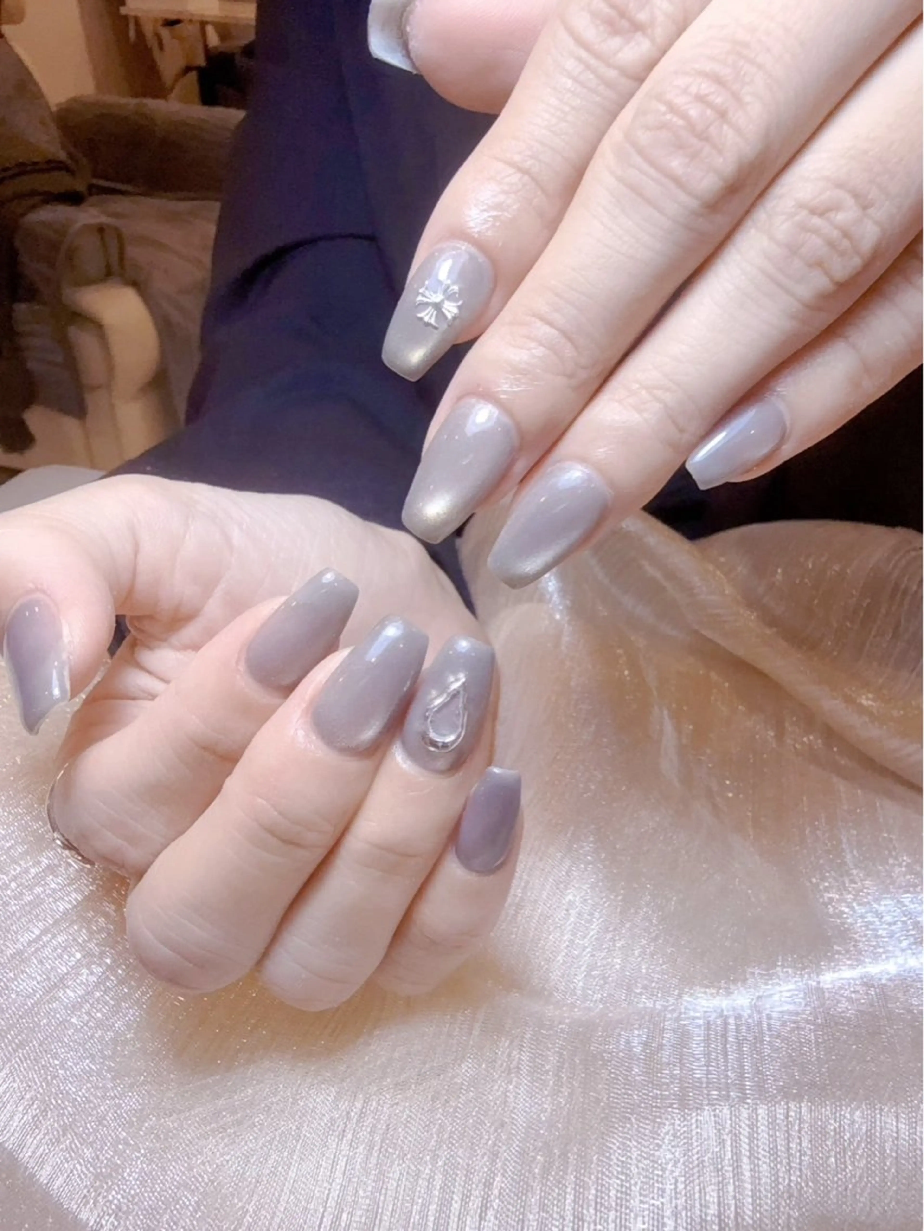 ♪平日限定【アクリルスカルプ】マグネットorワンカラーorラメグラ2色ok¥10980⇒9980の写真