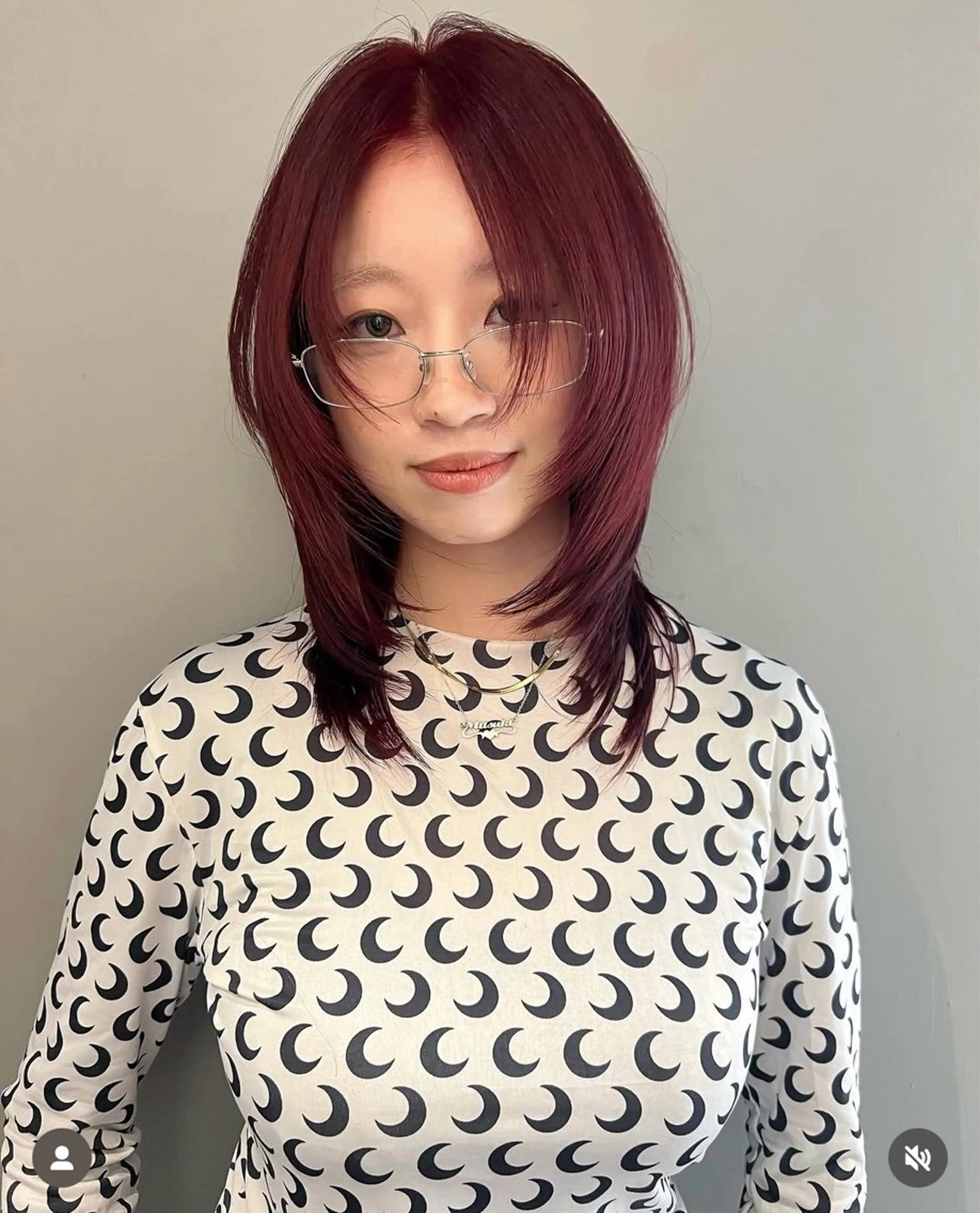 ロング カラー カット ヘアカラー haco＋所属・圧倒的デザイン力 店長🎨RENAのヘアスタイル