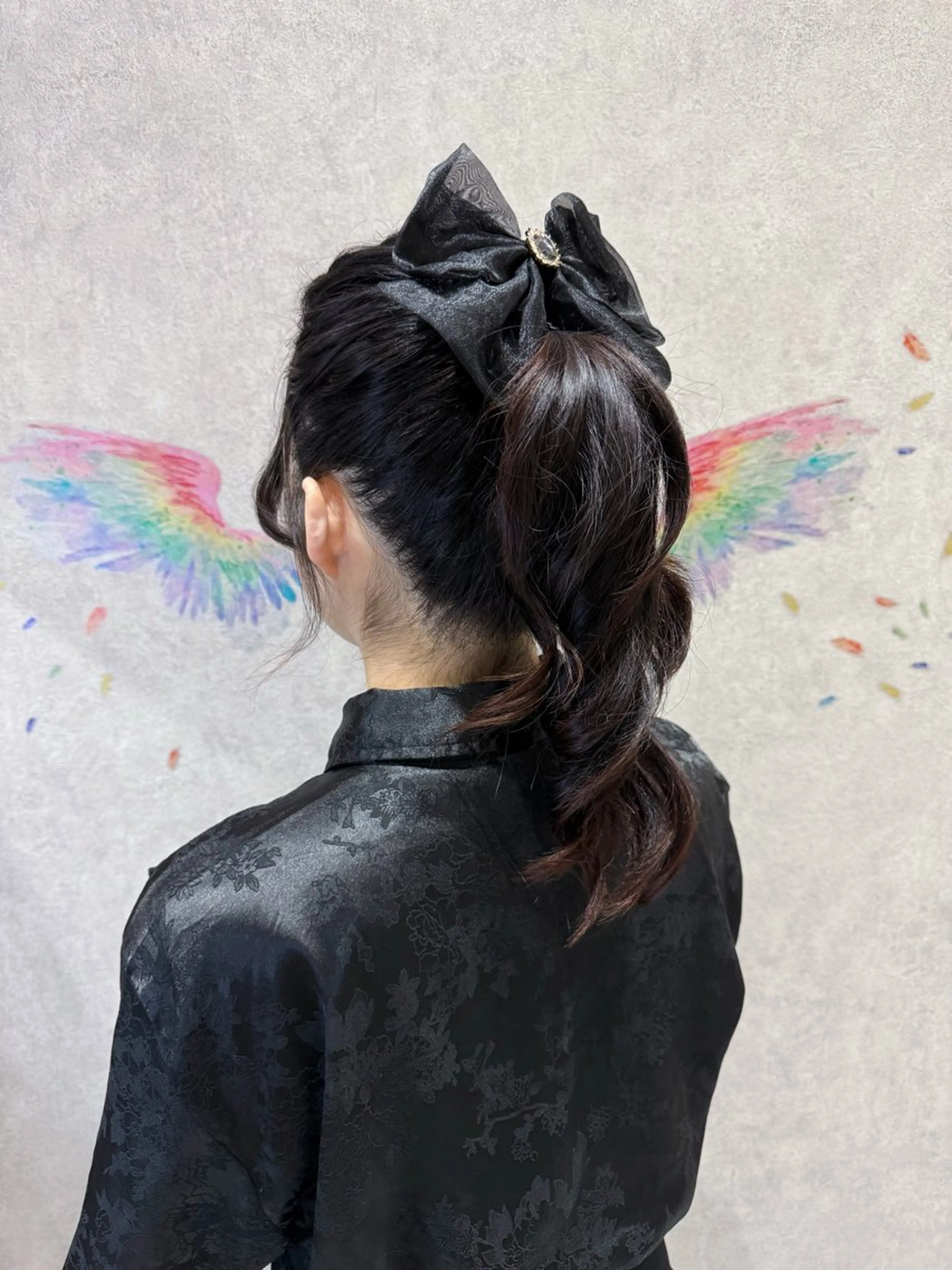 ヘアアレンジ ポニーテール ヘアセット 韓国ヘアー🦄ྀི オタク美容師🌈山本のヘアスタイル