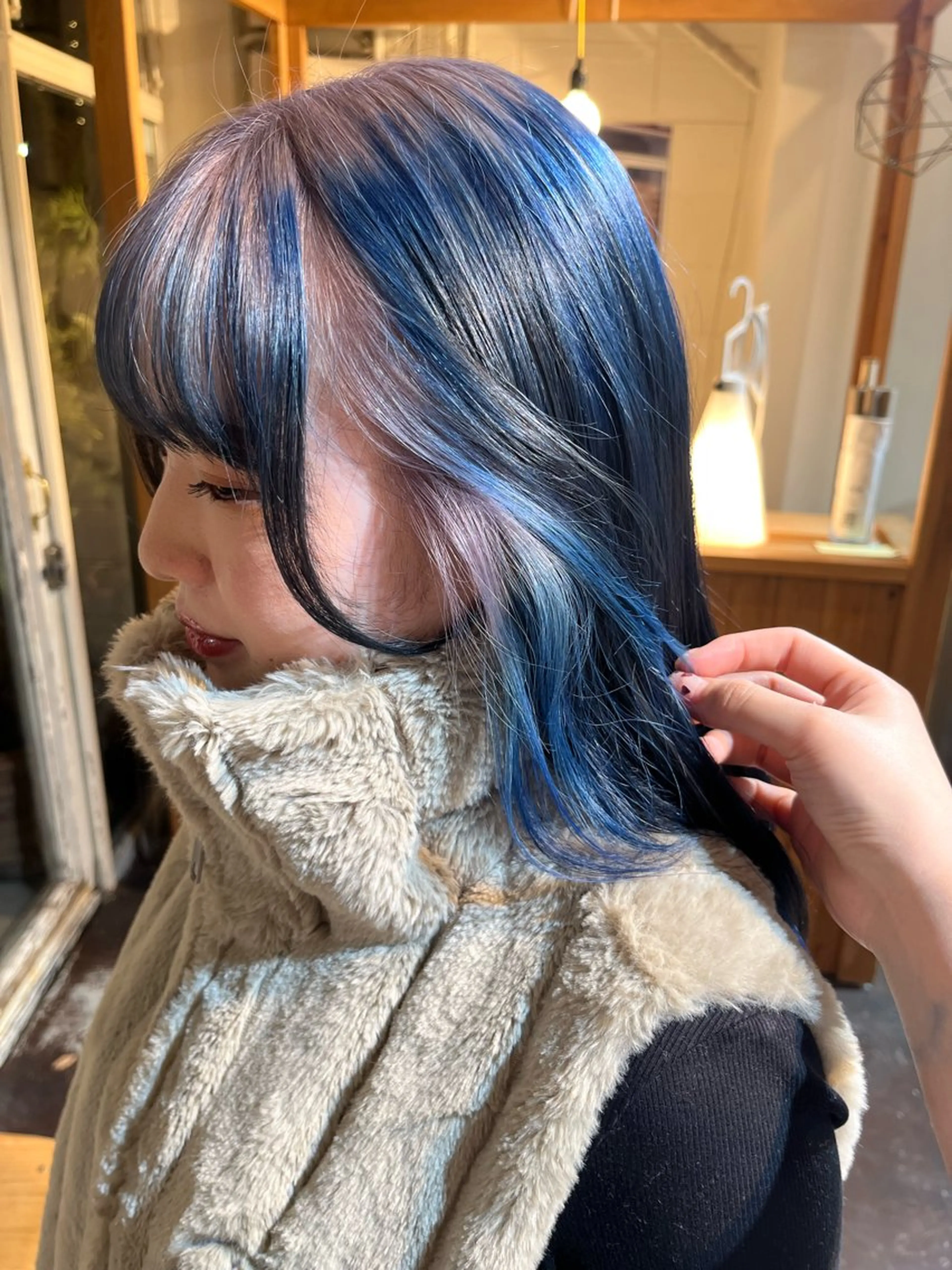 セミロング カラー chikashitsu所属・Junmi/ﾁｶｼﾂ /堀江のヘアスタイル