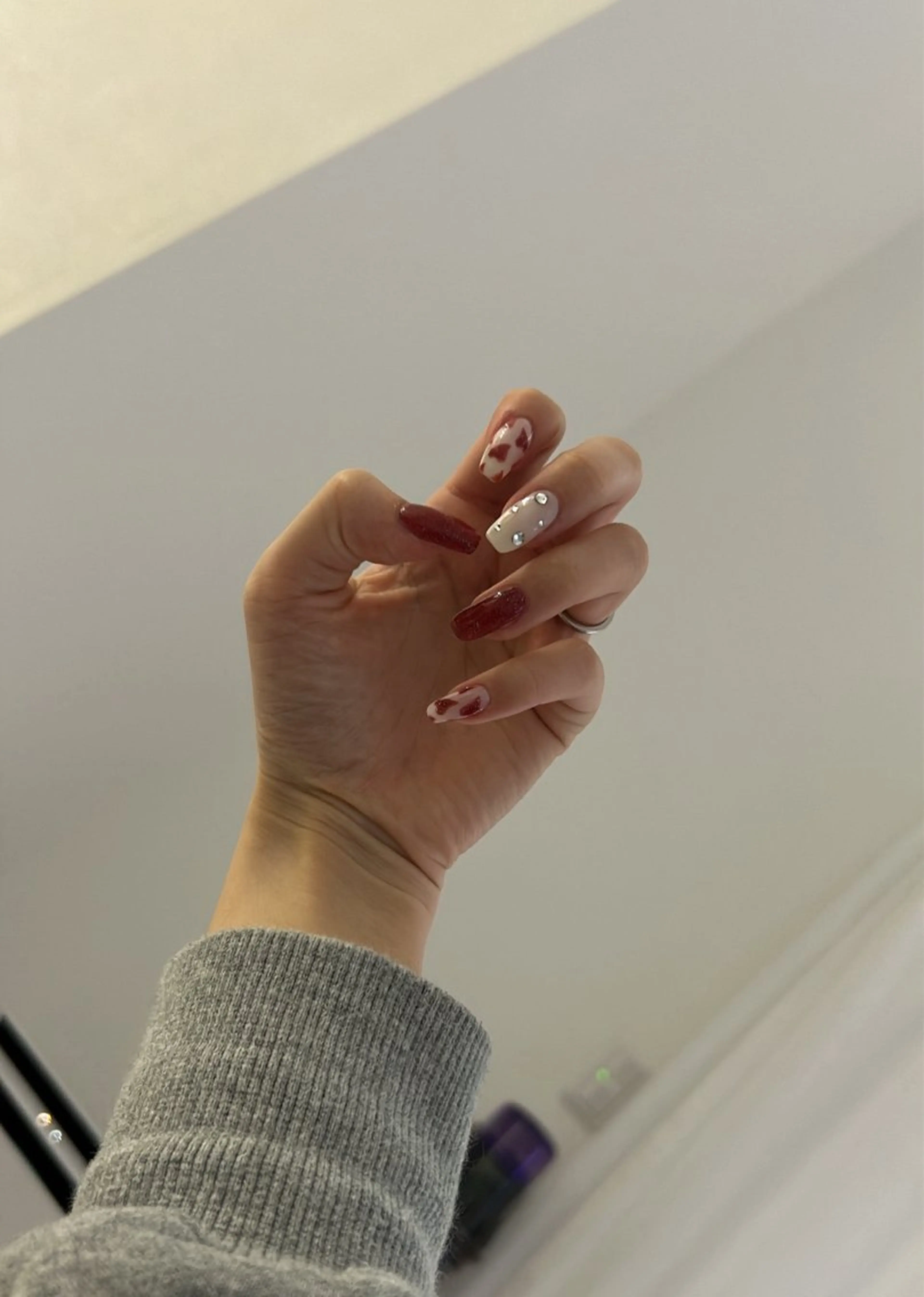 ネイル 冬ネイル クリスマス Uni. ___nailのネイルデザイン