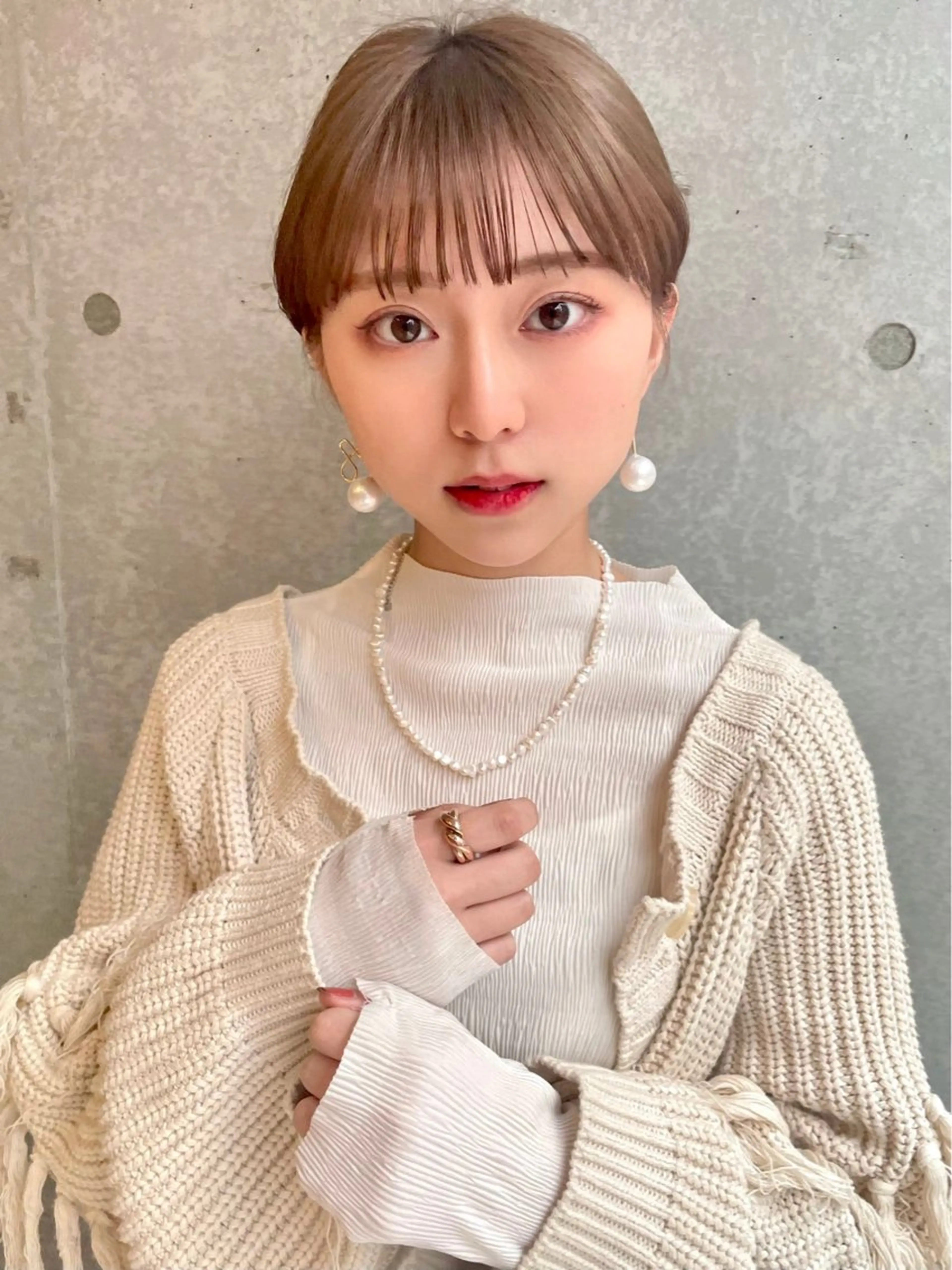 ショート ✨レイヤー/ 透明感カラー✨冨永剛のヘアスタイル