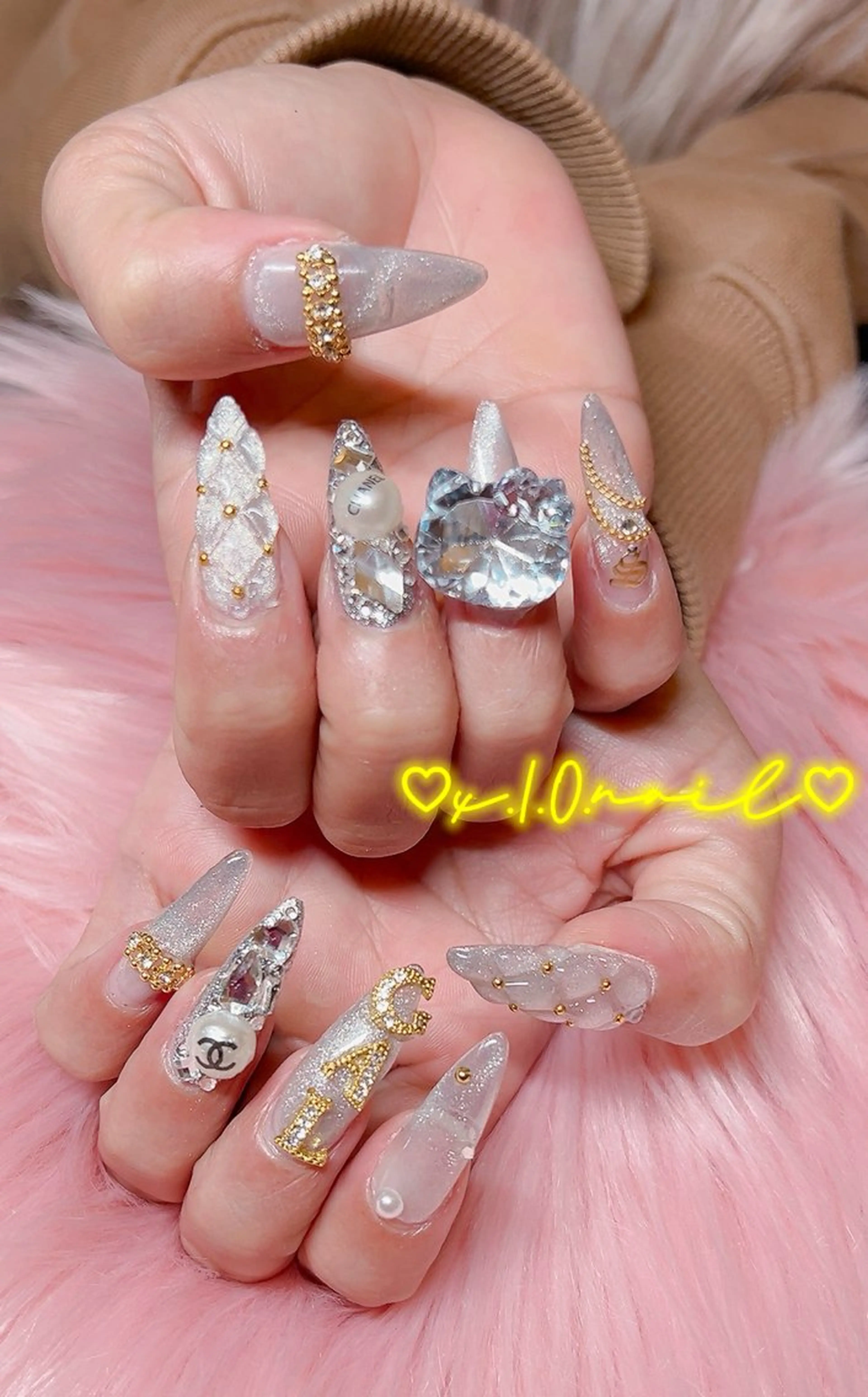 ネイル マグネットネイル ハンドネイル x.1.0.nail ♡Cのネイルデザイン