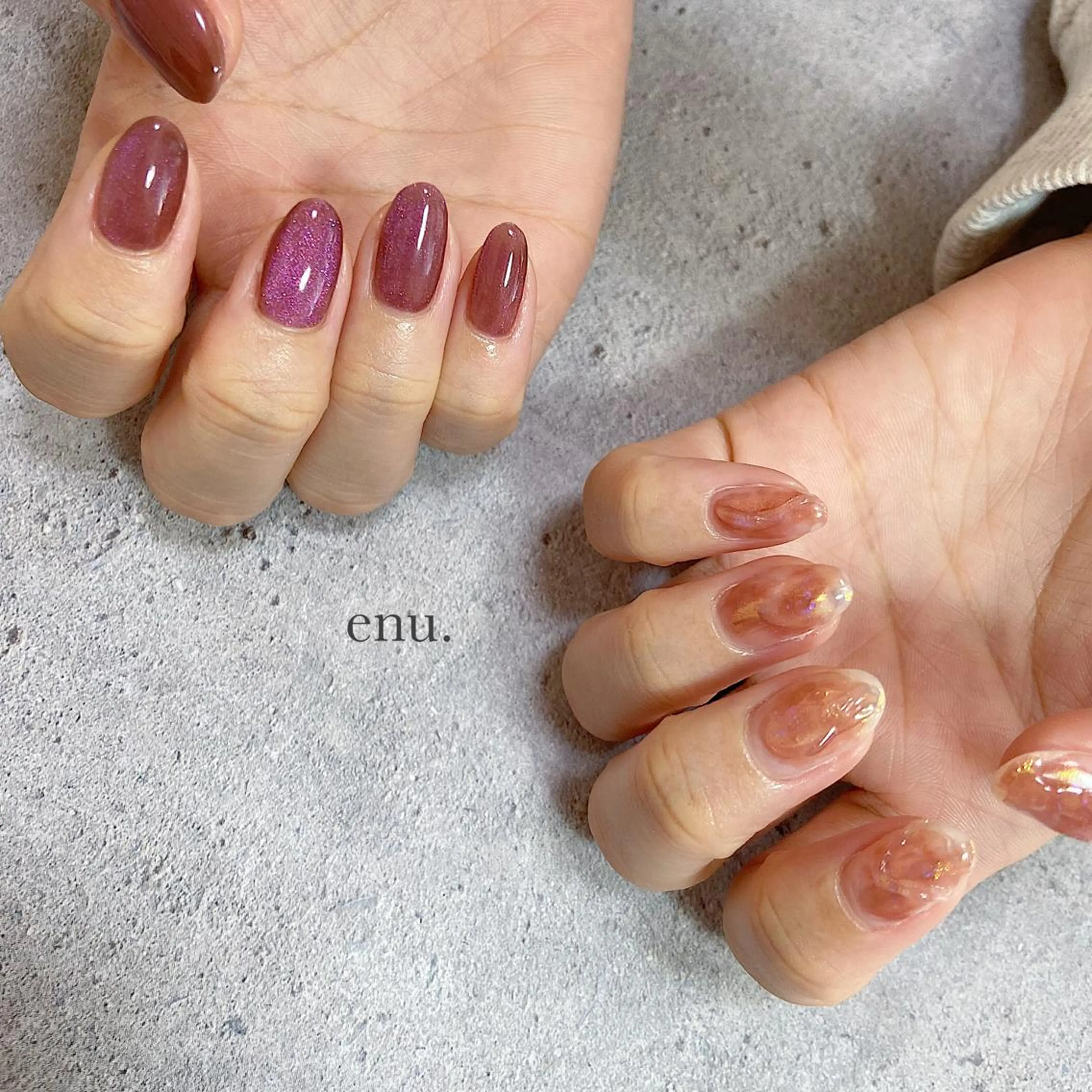 ネイル ハンドネイル enu. nanakoのネイルデザイン