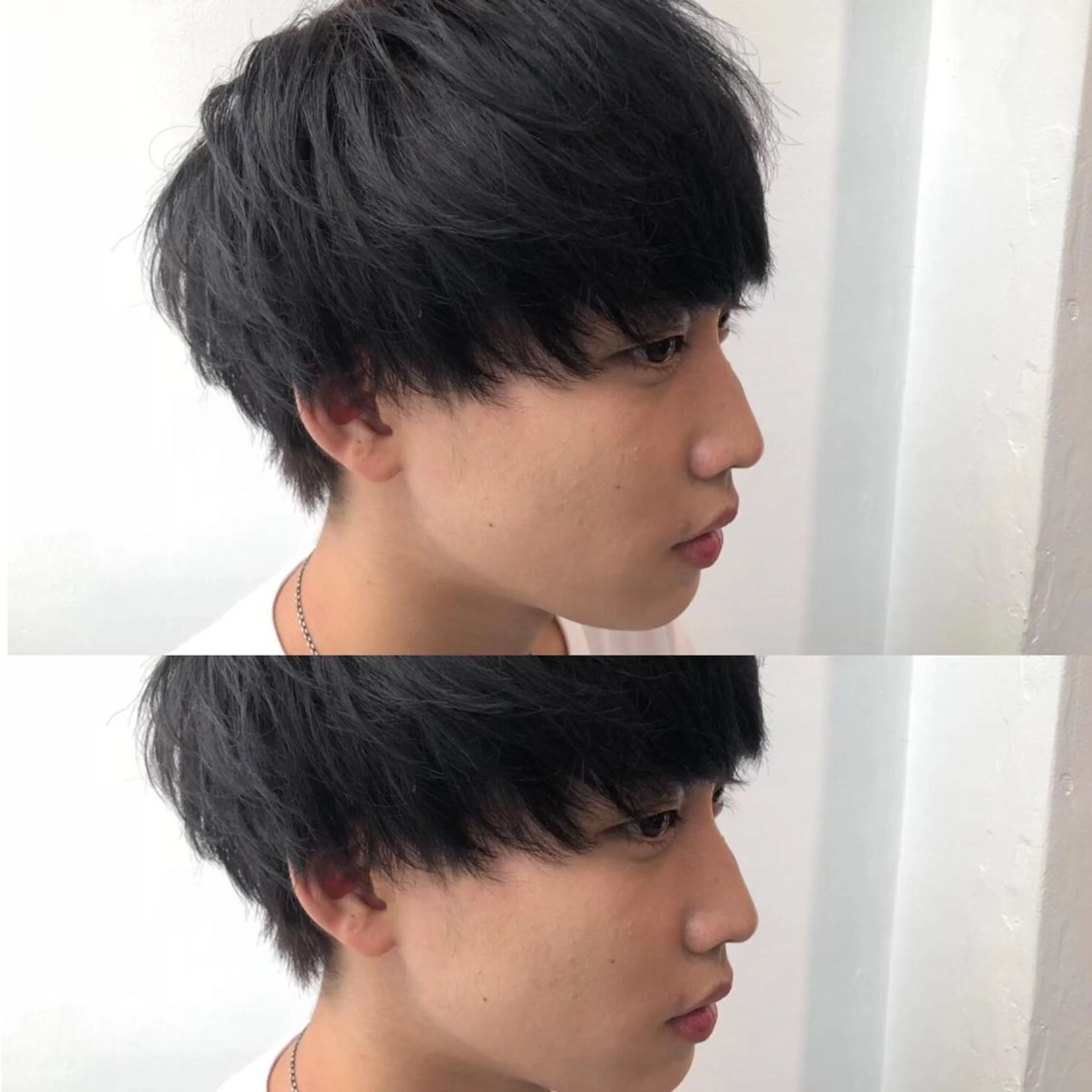 ショート メンズ BABY 艶髪暗髪ヘア💖達人のヘアスタイル