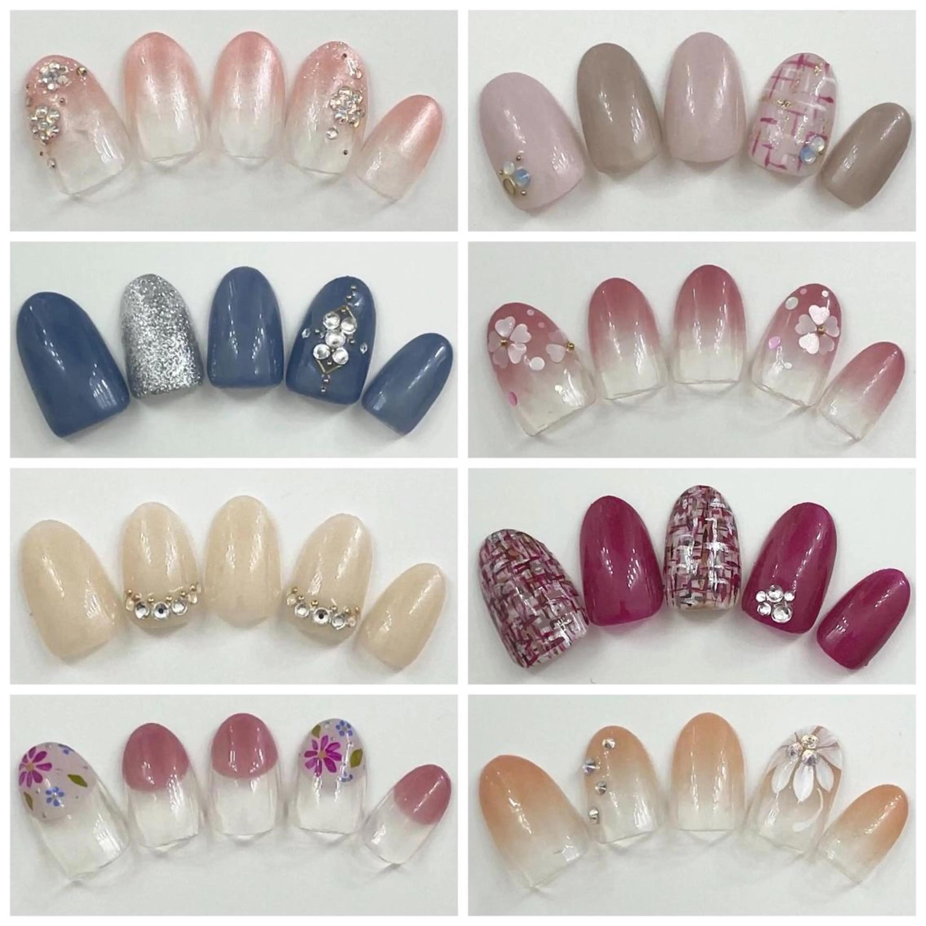 【定額デザイン／オフ込み】ハンドジェルネイル 定額デザインAの写真