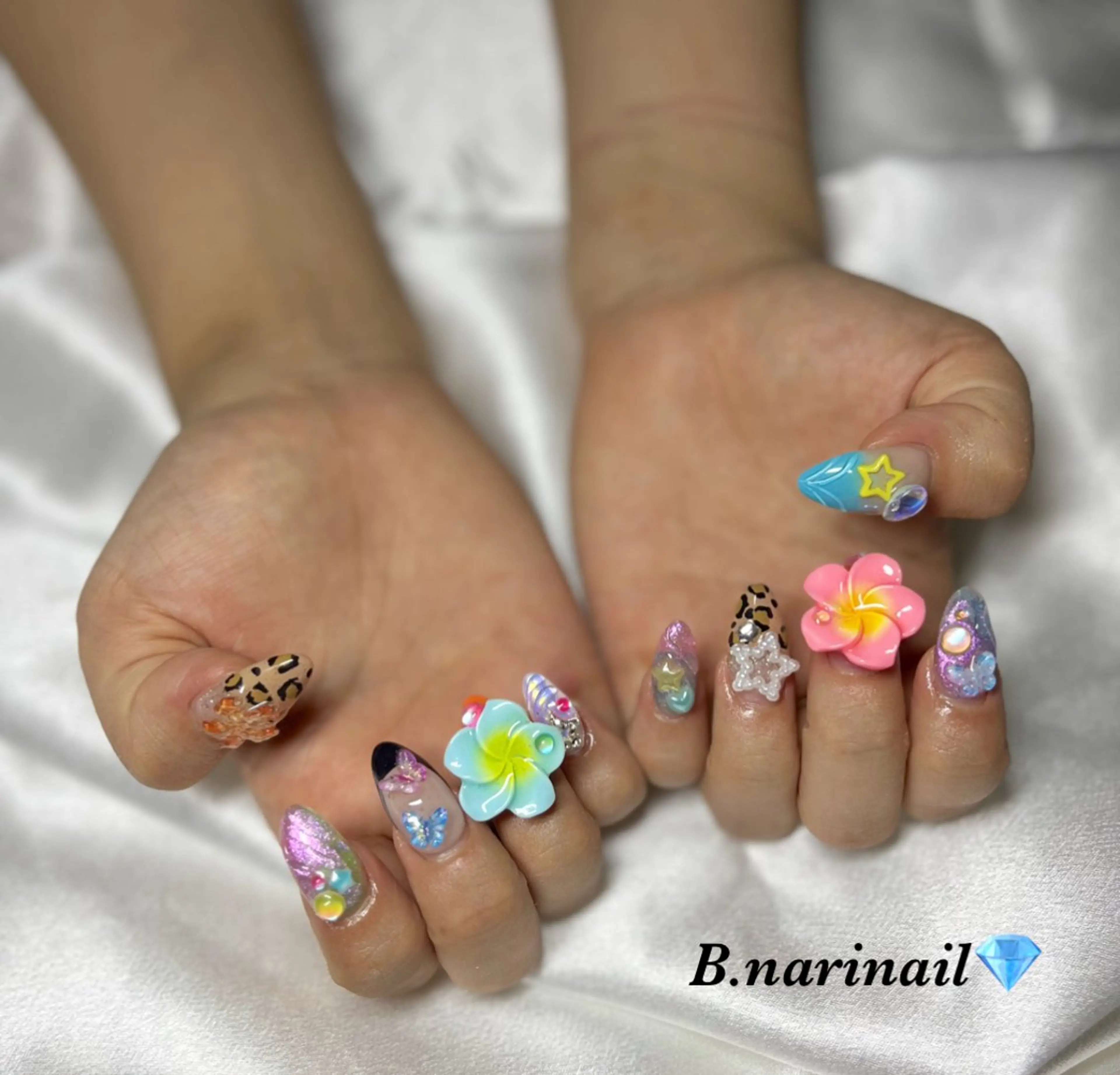 やり放題(S.M)✨チップスカルプで長さだし✨オフなし❌ケア込み💎 無制限パーツ付け放題💖の写真