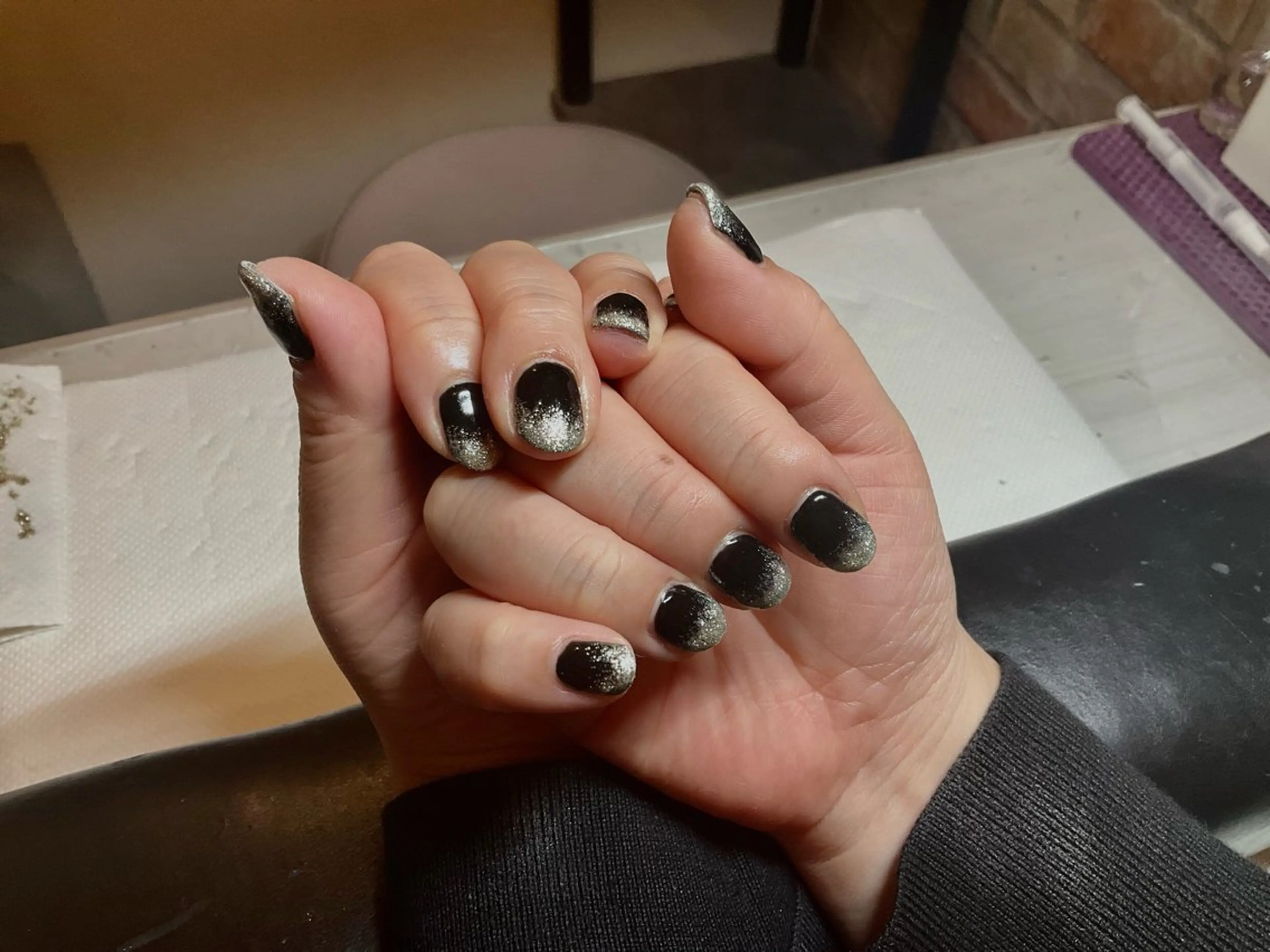 ネイル ラメ(グリッター) ハンドネイル ごとう れいこのネイルデザイン