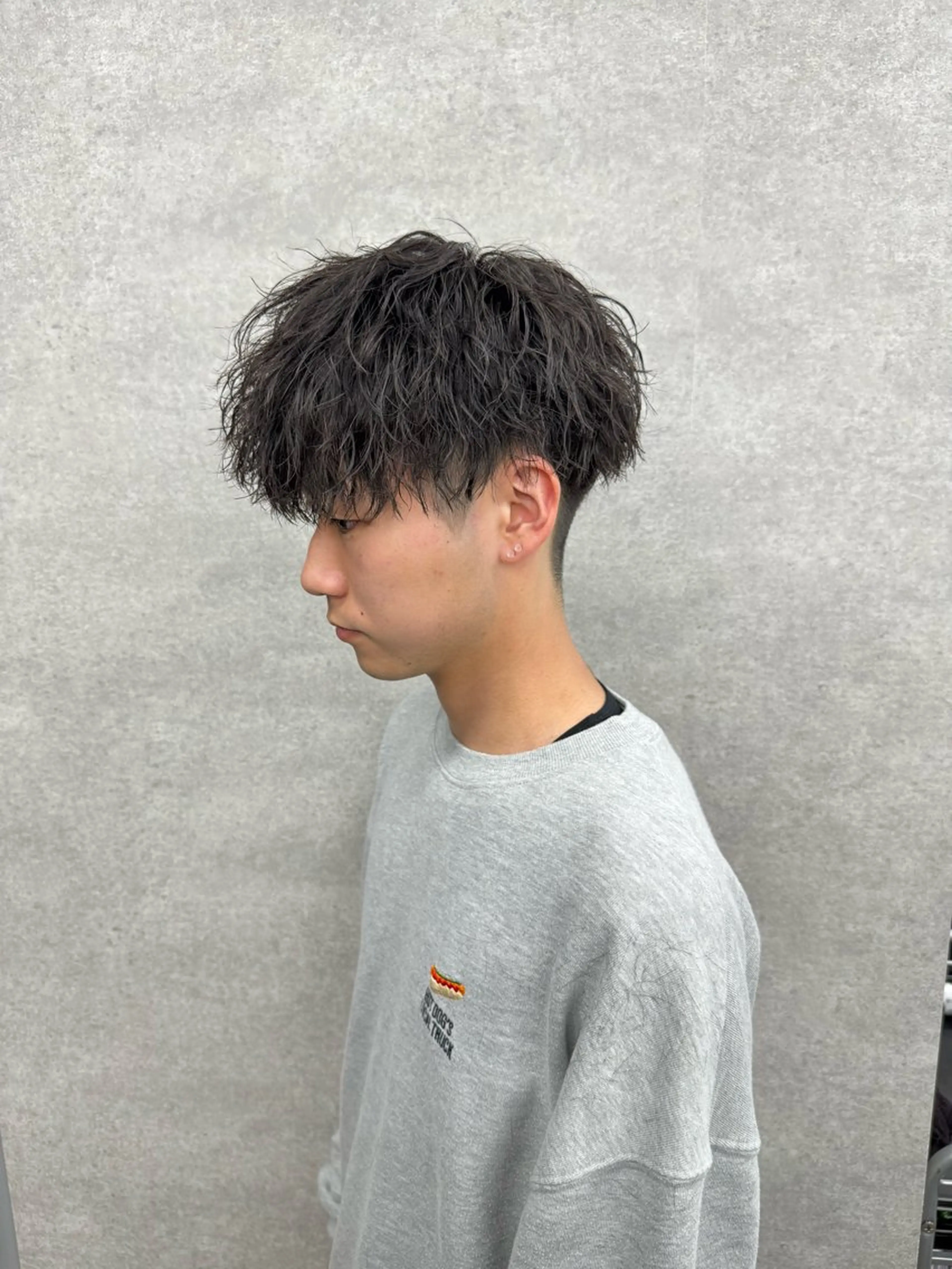 パーマ メンズ メンズパーマ ツイストスパイラルパーマ スパイラルパーマ カット パーマ 垢抜けハイトーン☀／ 笑顔の美容師／しゅんのヘアスタイル