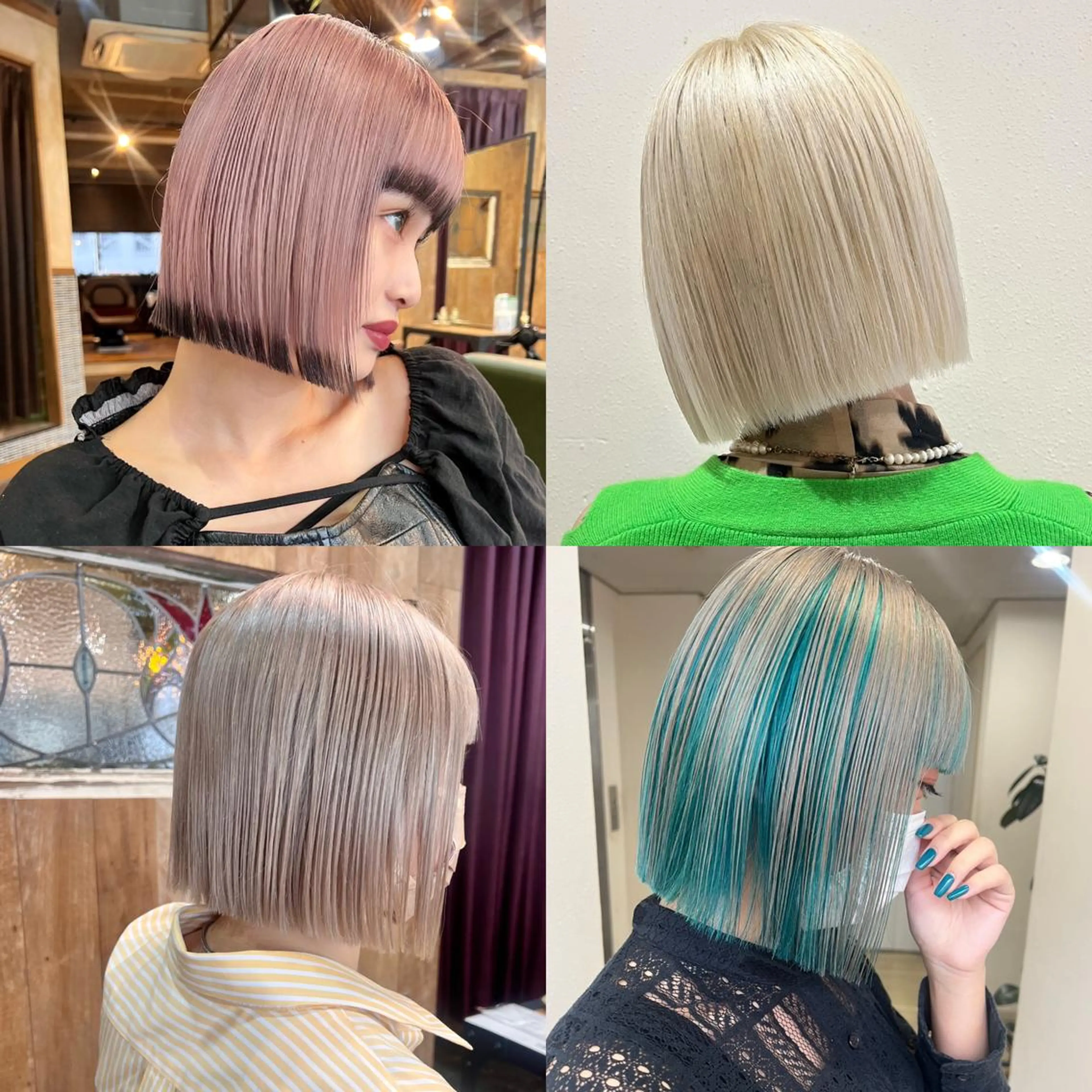 ミニモ限定🌵W  color《ブリーチ+全体カラー》の写真