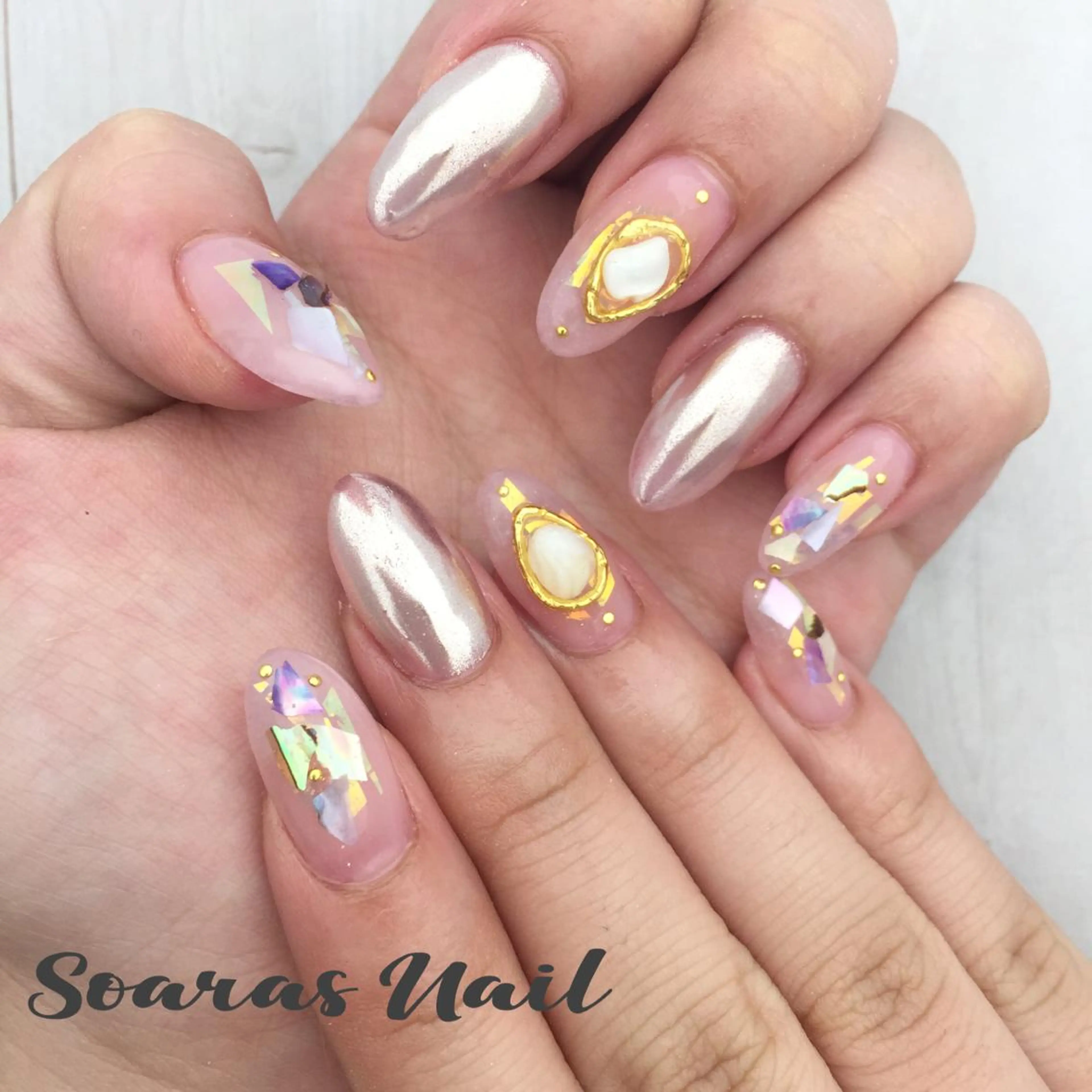 ネイル スカルプネイル soaras nailのネイルデザイン
