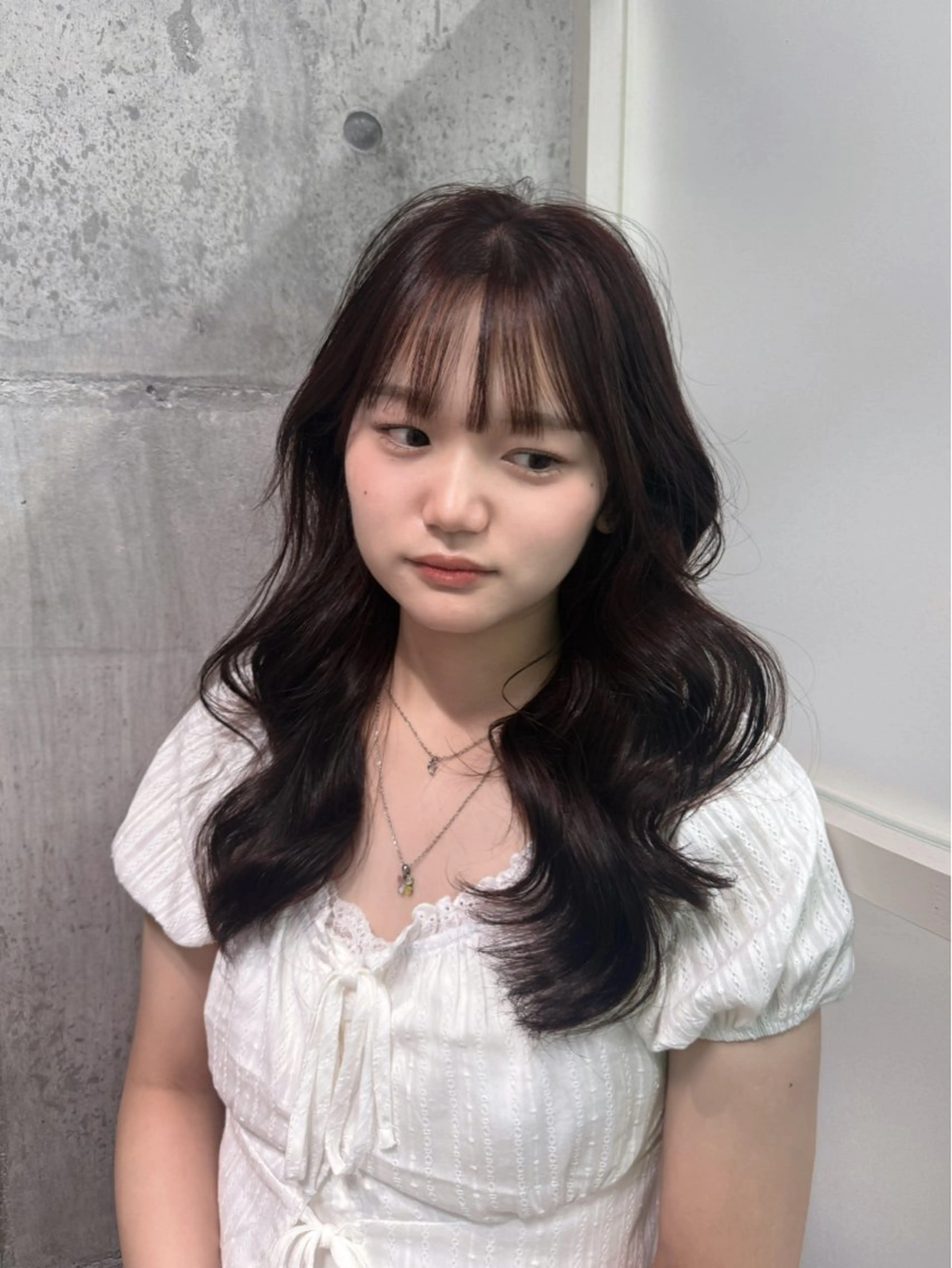 ロング カット ヘアカラー トリートメント ayano /レイヤー/艶カラーのヘアスタイル