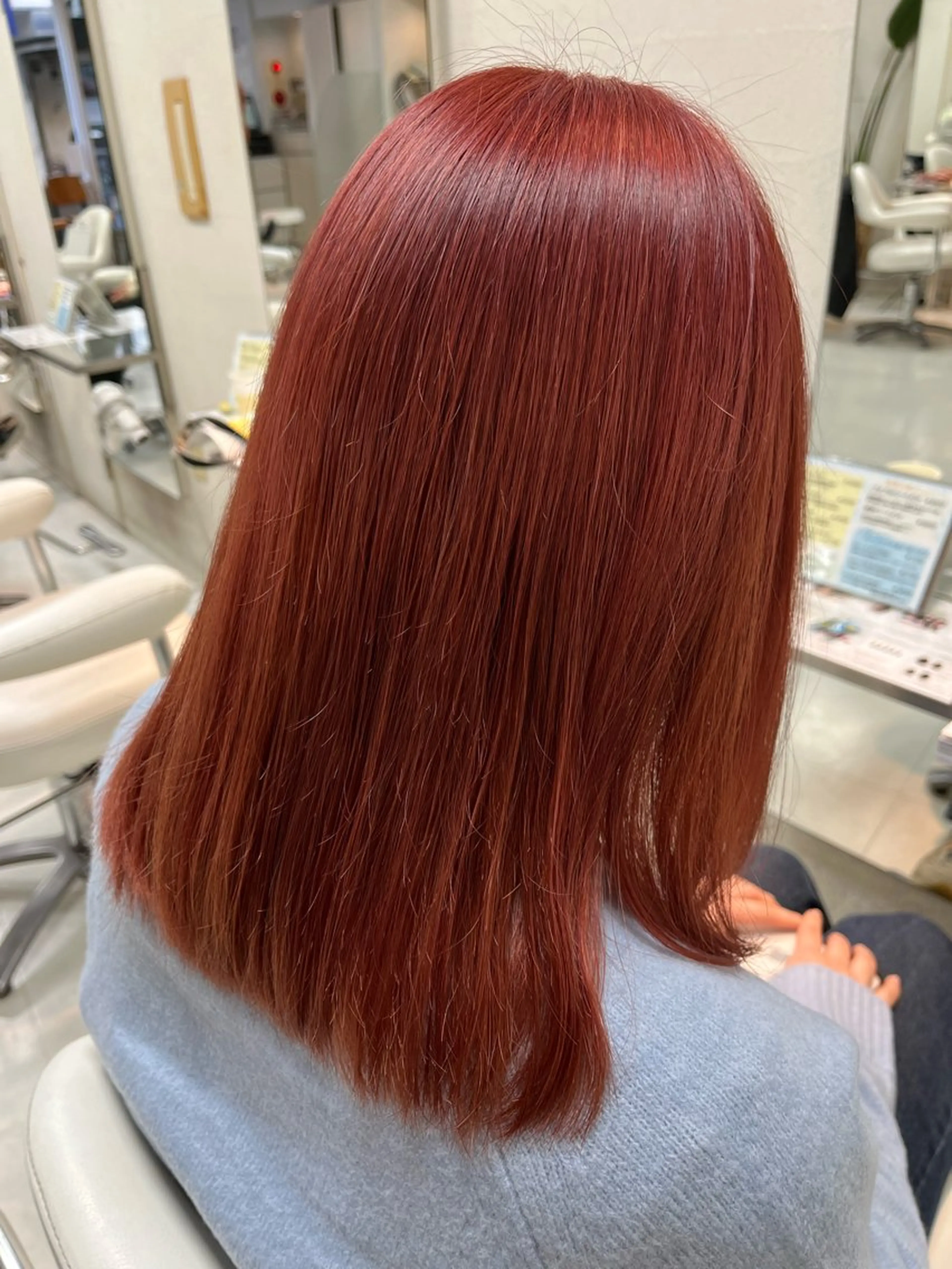 セミロング カラー ヘアカラー 菊地 美憂のヘアスタイル