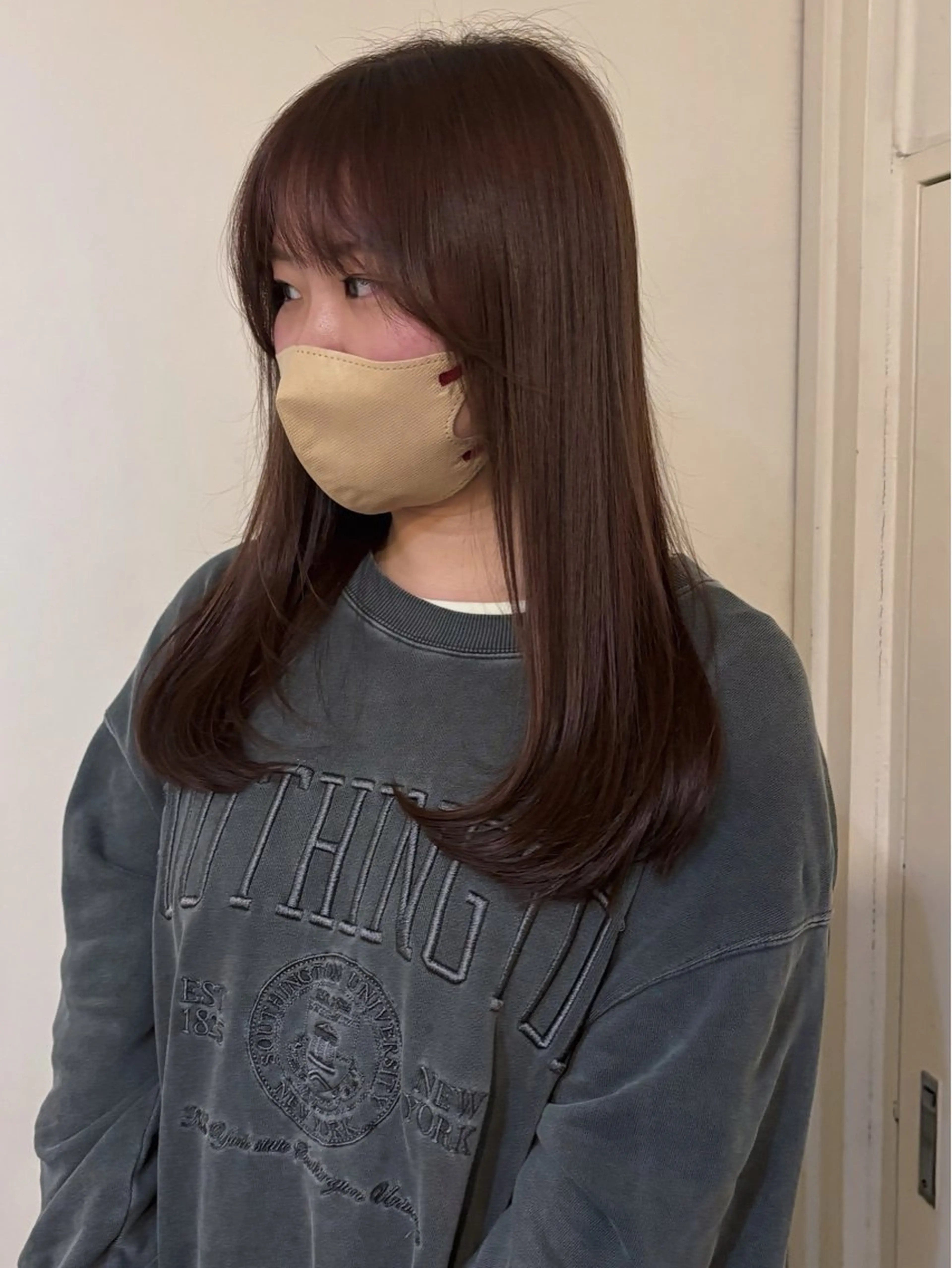 ロング カラー パーマ ストレートパーマ カット ヘアカラー トリートメント 大阪/梅田すぐ /パーマ落とし専門店のヘアスタイル