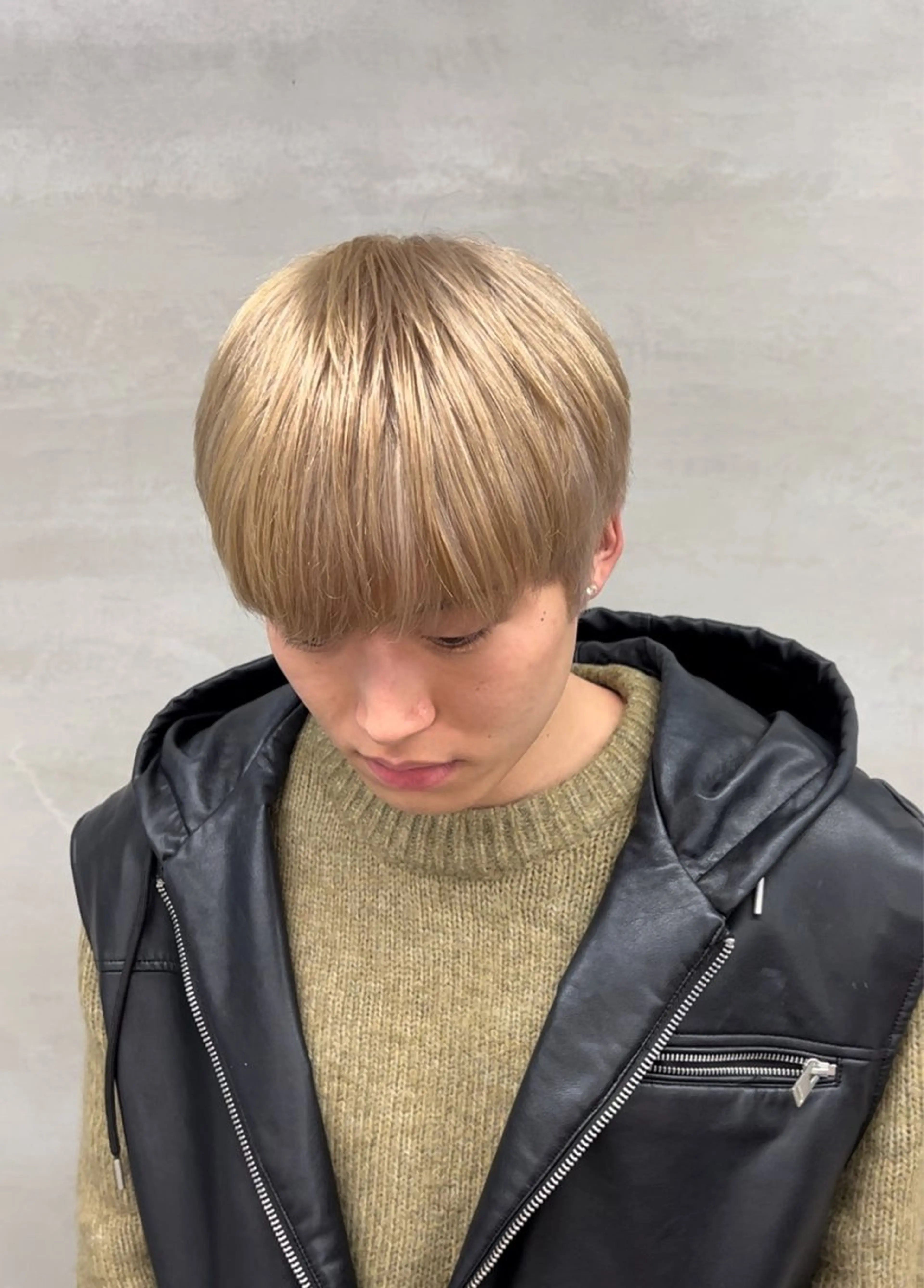 カラー メンズ マッシュ ブロンド 【メンズ特化】 イマダナツミのヘアスタイル