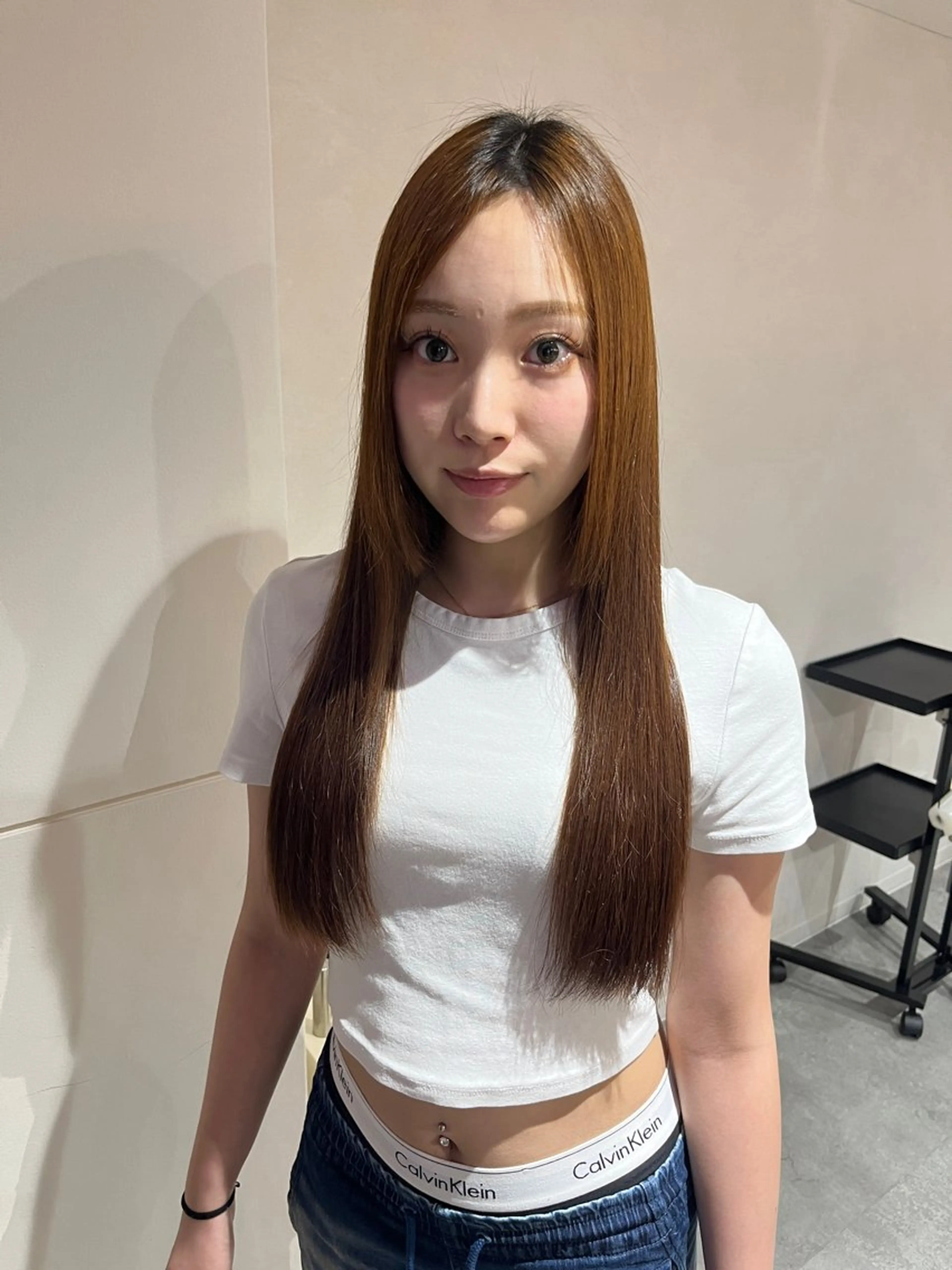 ロング 縮毛矯正 美優 🪽🎀のヘアスタイル