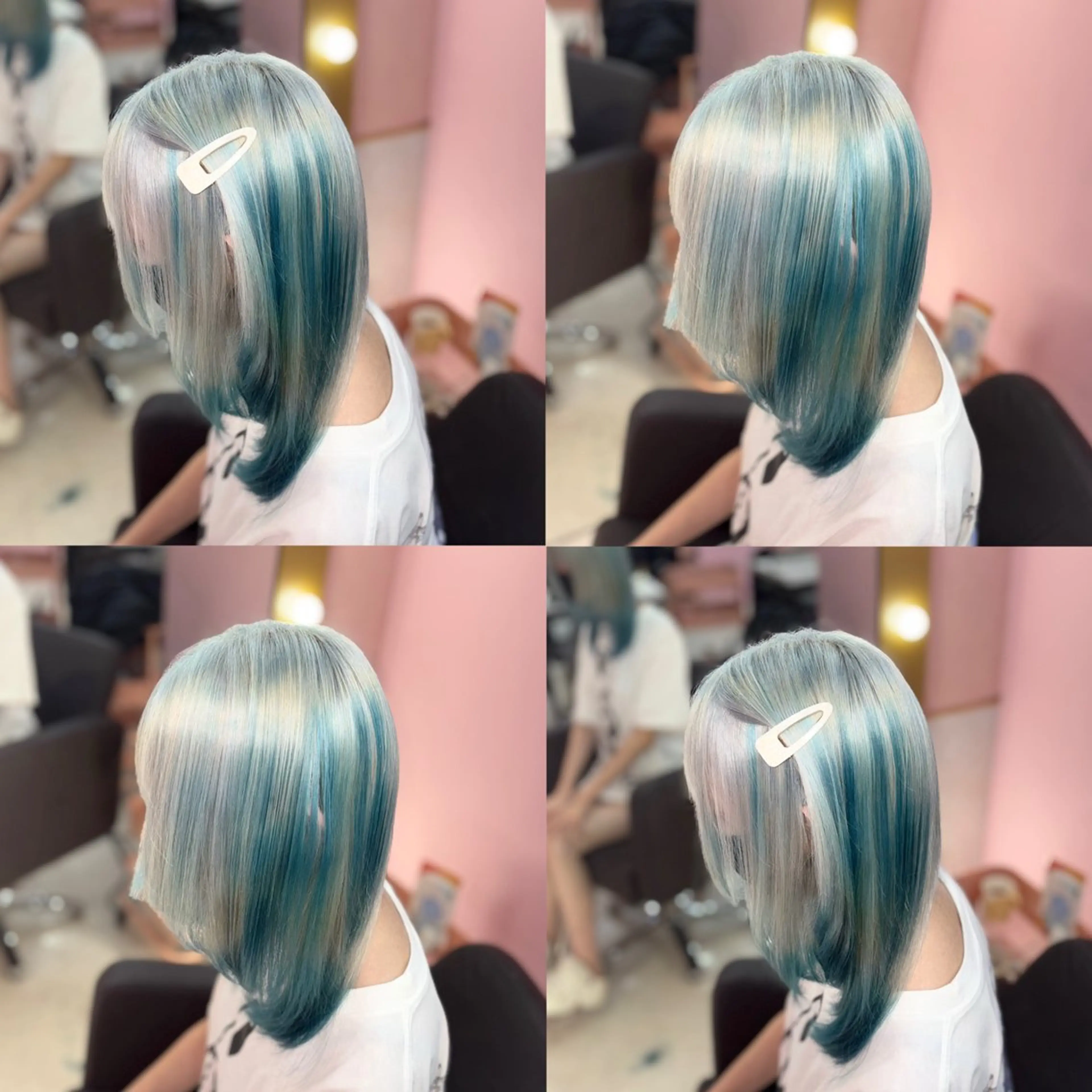 ミディアム カラー ヘアアレンジ ヘアカラー トリートメント 甘ふわgirly🎀 ハイトーン🤍Ramのヘアスタイル